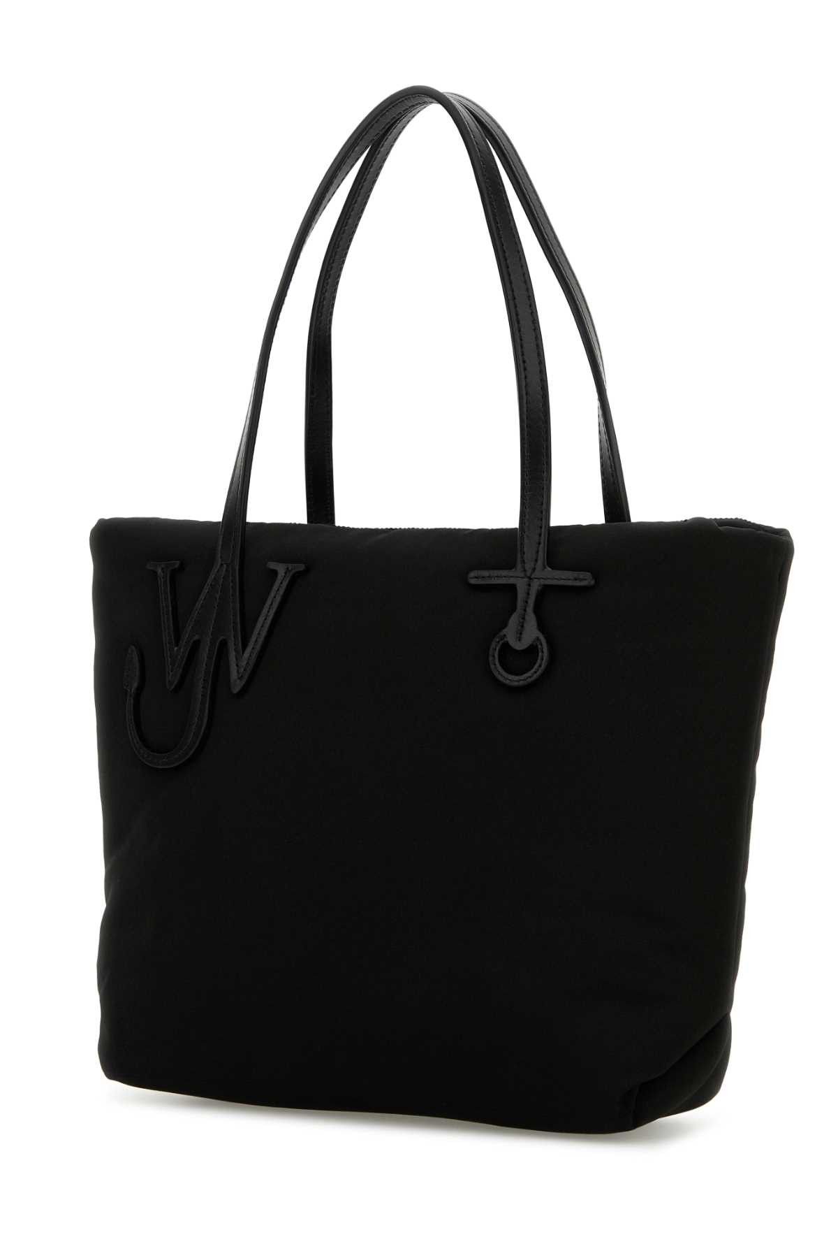 JW Anderson Black Fabric Puffy Anchor Shopping Bag Size ONE SIZE - 2 Thumbnail