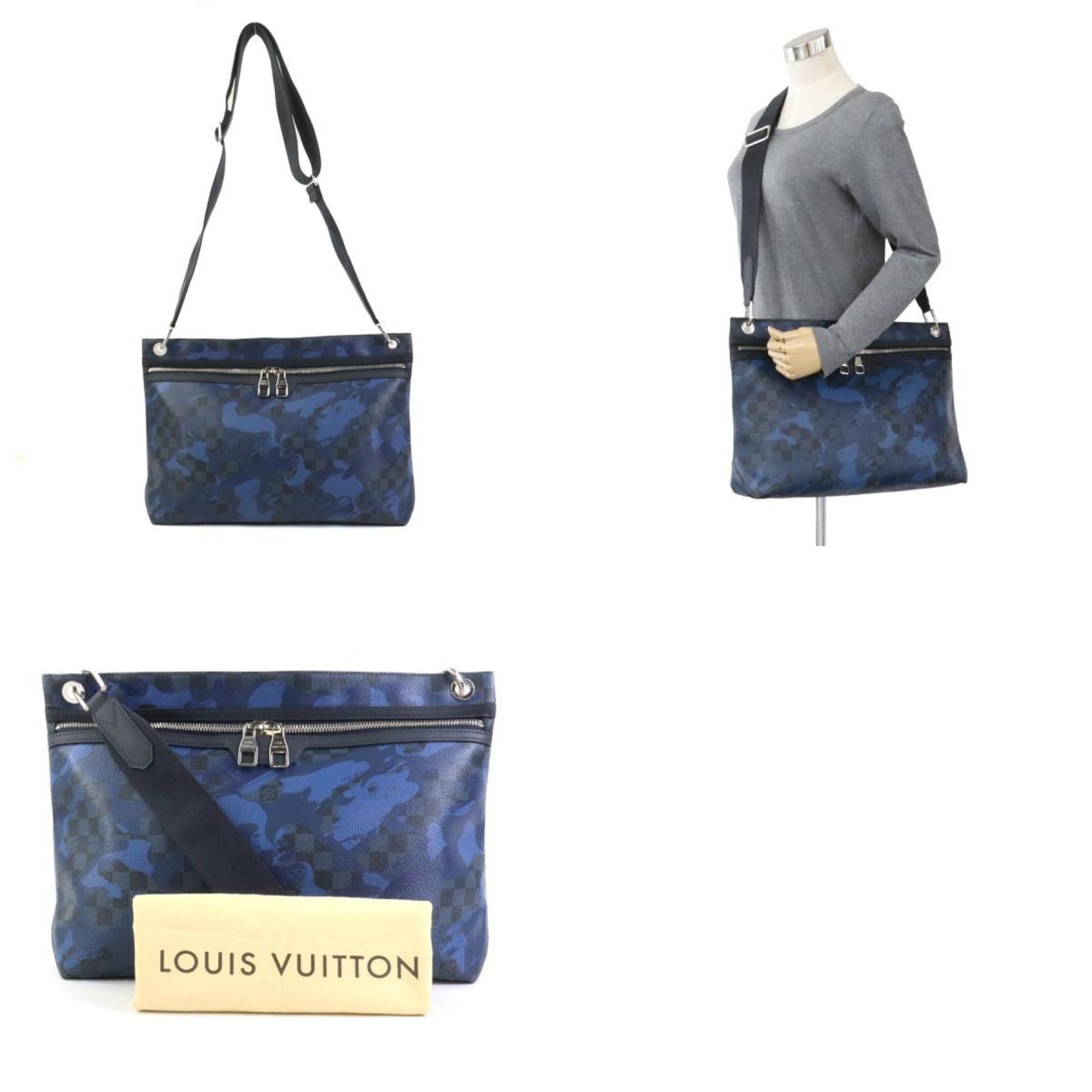 Louis Vuitton Louis Vuitton Shoulder Bag Damier Cobalt Camouflage Hunter Blue Men's N41653 99941g Size ONE SIZE - 5 Thumbnail