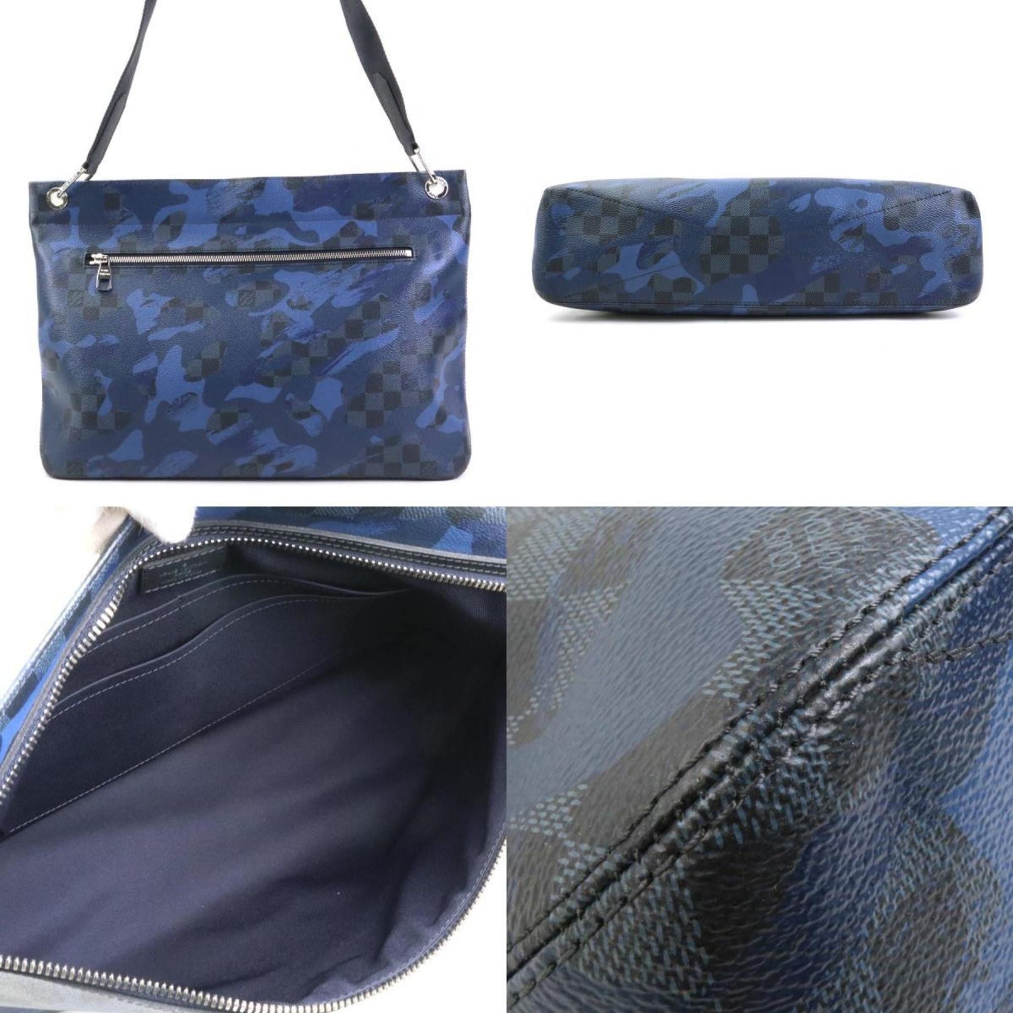 Louis Vuitton Louis Vuitton Shoulder Bag Damier Cobalt Camouflage Hunter Blue Men's N41653 99941g Size ONE SIZE - 3 Thumbnail