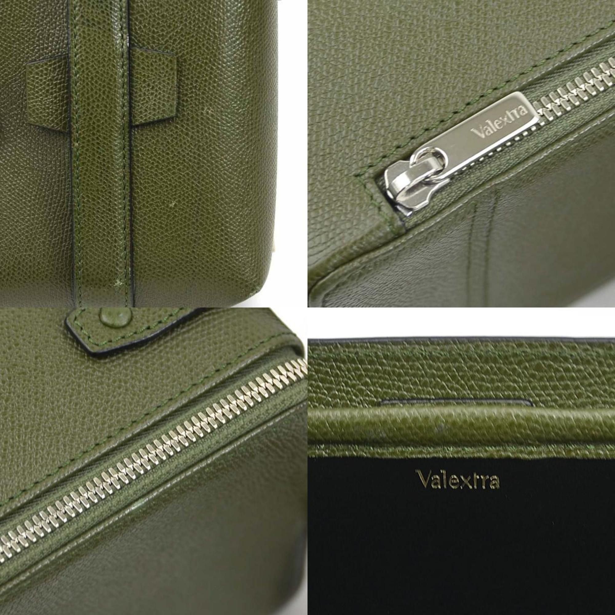 Valextra Valextra Shoulder Bag Trick Track Leather Khaki Women's h30419g Size ONE SIZE - 4 Thumbnail