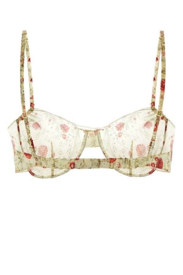 Prada Printed Nylonette Crop-Top Size S / US 4 / IT 40 - 4 Thumbnail
