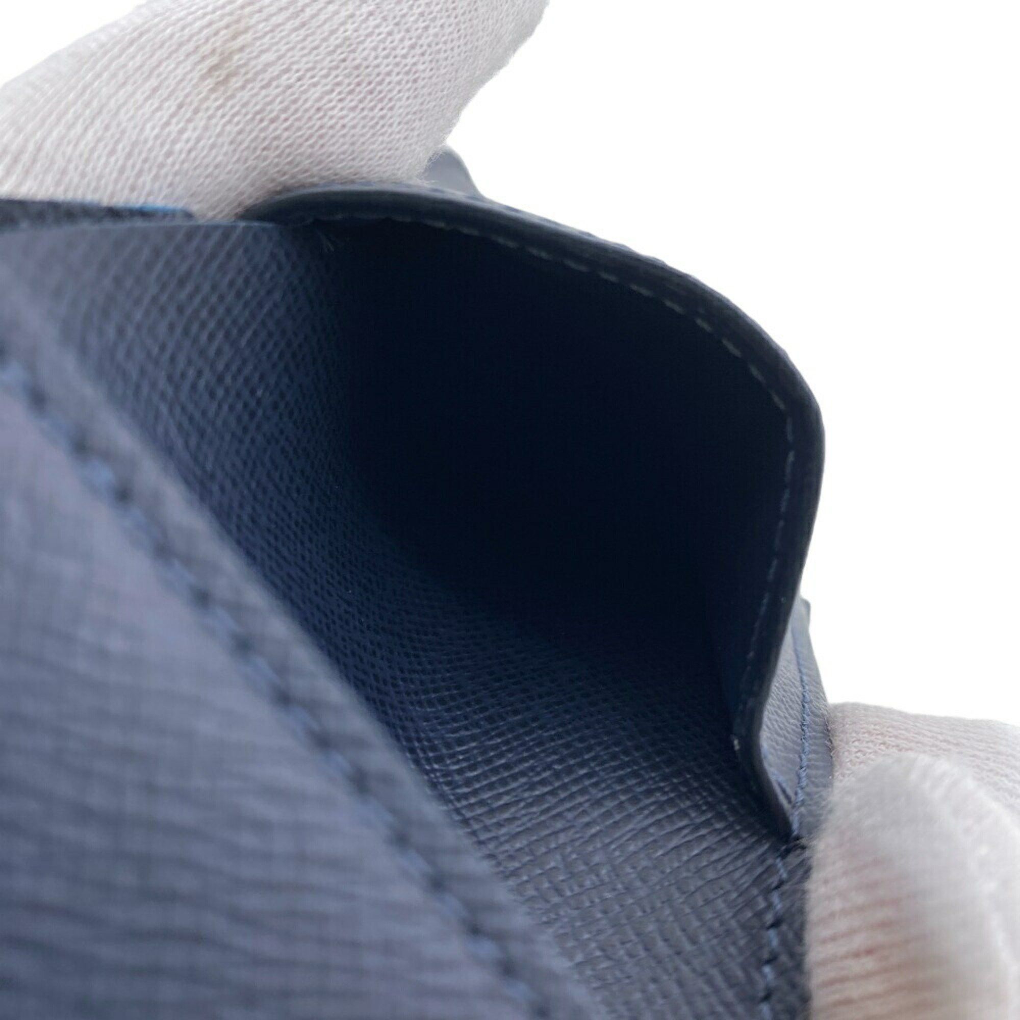 Louis Vuitton LOUIS VUITTON M30381 Portefeuille Multiple Taiga Billfold Navy Men's Size ONE SIZE - 10 Thumbnail