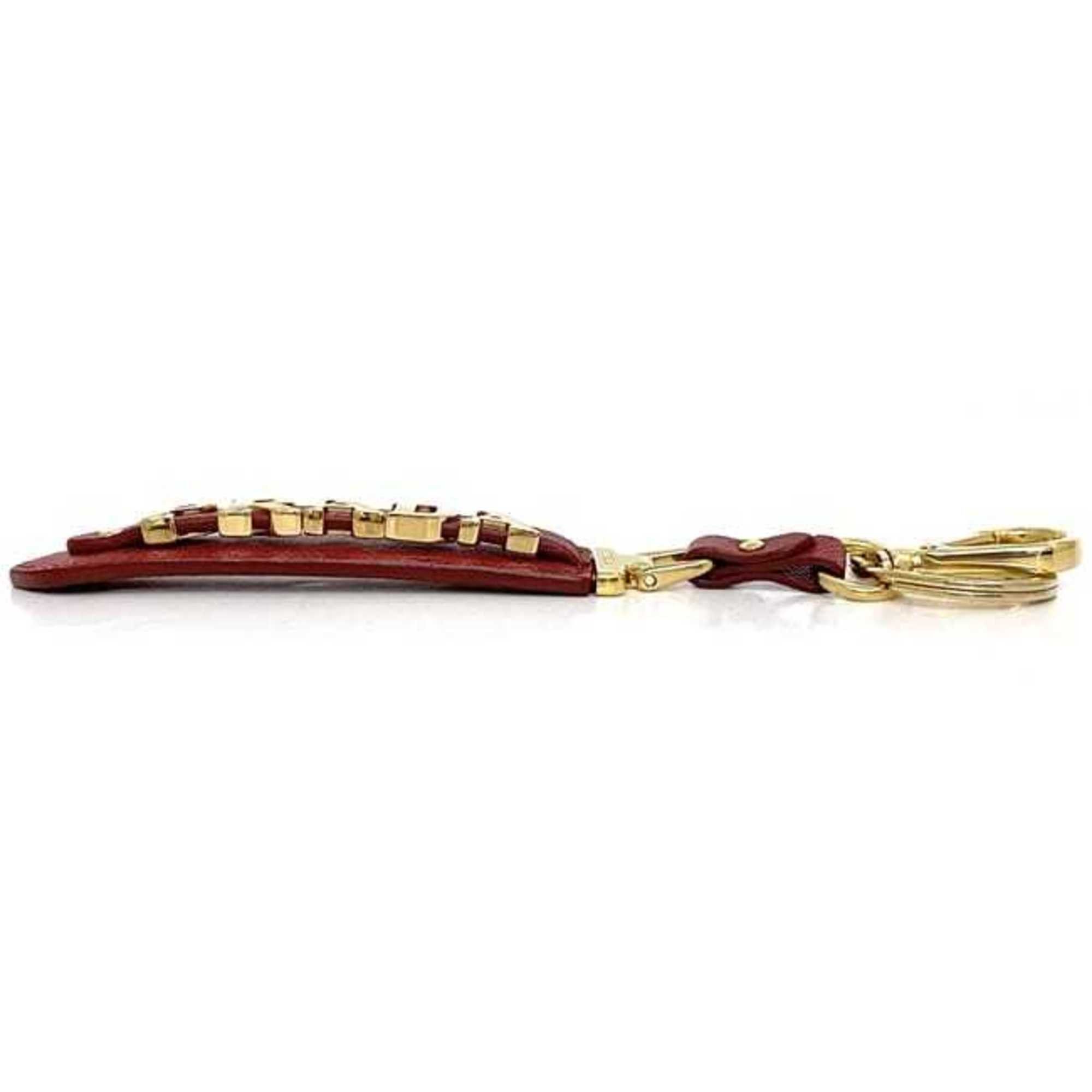 Prada Prada Key Ring Red Saffiano 1PP067 Leather GP PRADA Holder Bag Charm Women's Accessory Accent Presence Size ONE SIZE - 4 Thumbnail