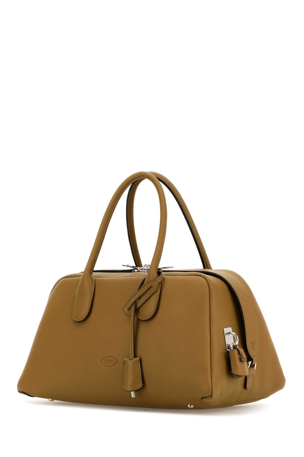 Tod's Khaki Leather Medium Darsena Handbag Size ONE SIZE - 2 Thumbnail