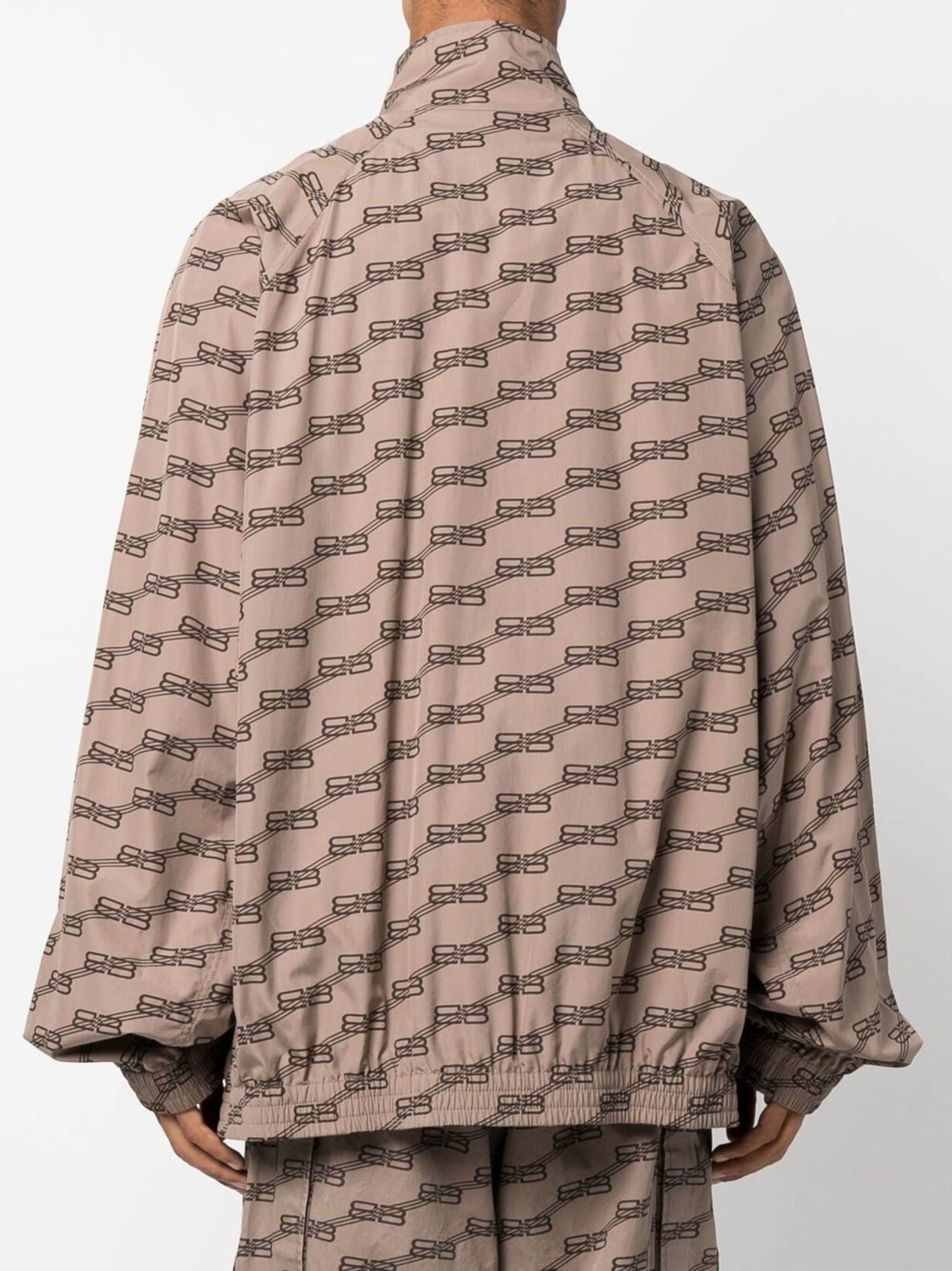Balenciaga Monogram BB Tracksuit Jacket Size US L / EU 52-54 / 3 - 2 Thumbnail