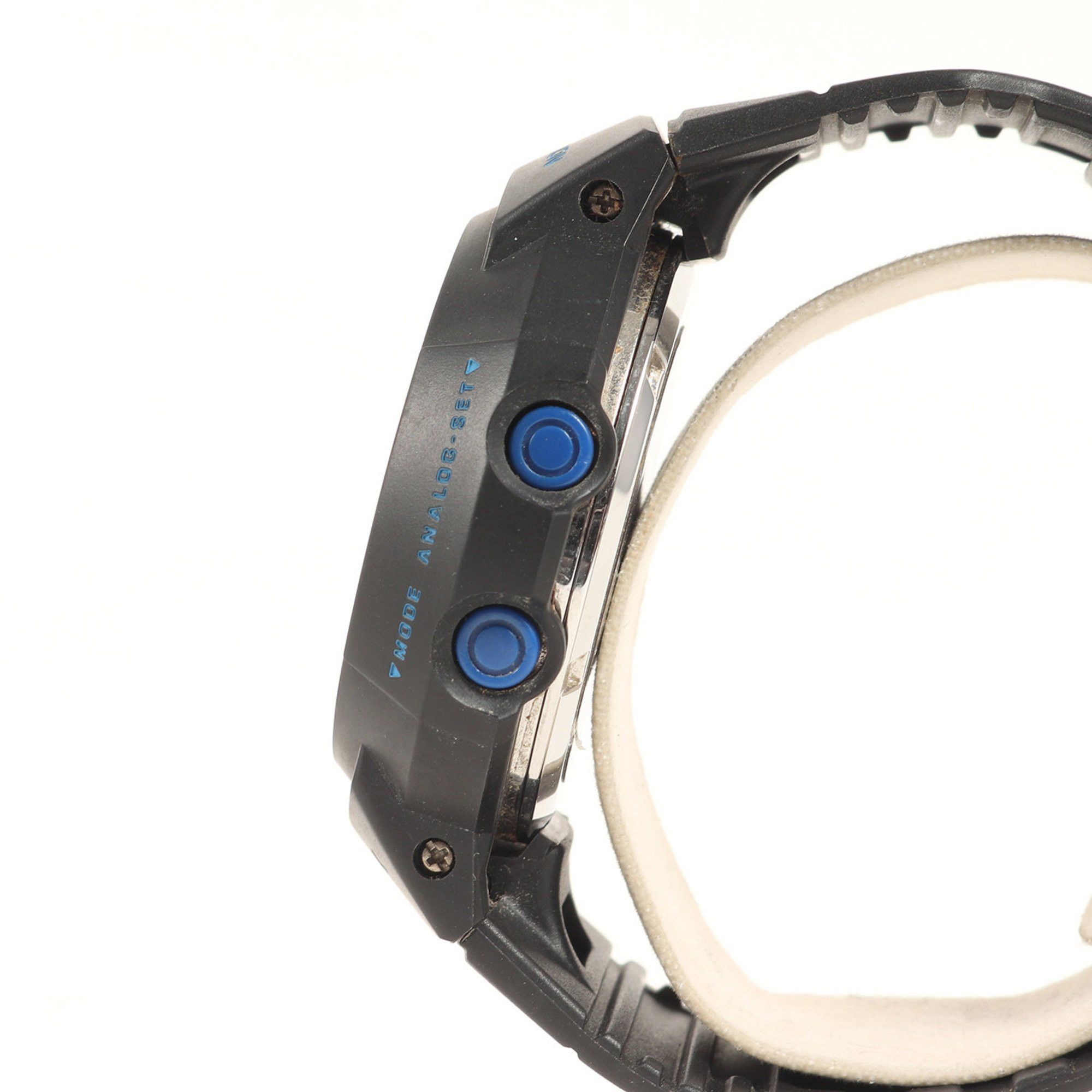 Casio G-SHOCK 90s AW-500D-2ET Galapagos Darwin Research Station Land Iguana Digital Analog Blue Watch Black 1999 CASIO Men's Size ONE SIZE - 3 Thumbnail