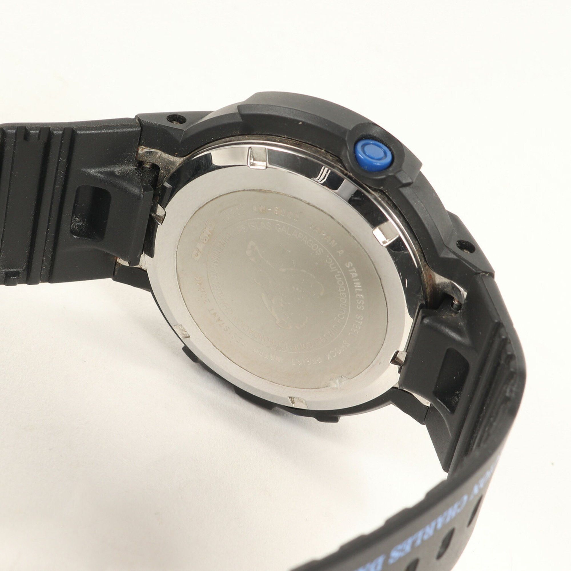 Casio G-SHOCK 90s AW-500D-2ET Galapagos Darwin Research Station Land Iguana Digital Analog Blue Watch Black 1999 CASIO Men's Size ONE SIZE - 5 Thumbnail