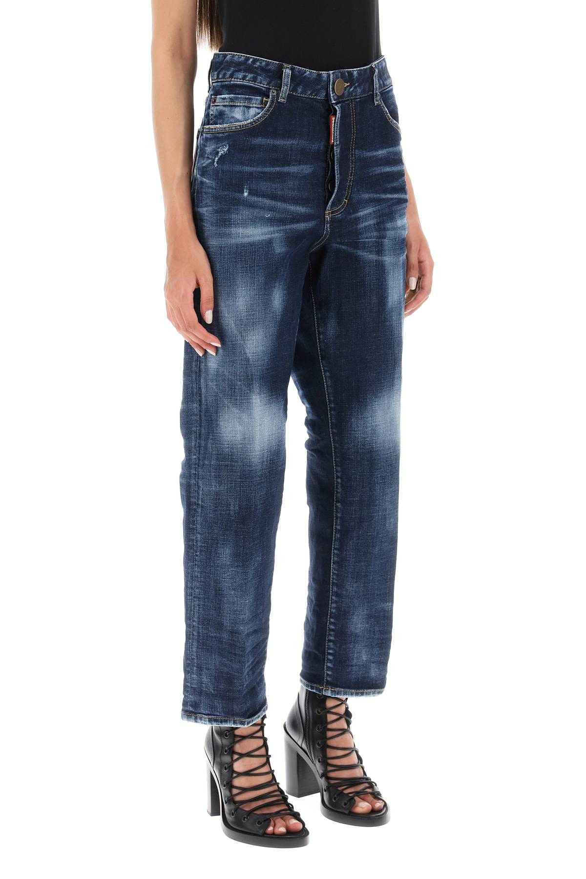 Dsquared2 DSQUARED2 'Boston' Cropped Jeans Size 27" / US 4 / IT 40 - 2 Thumbnail