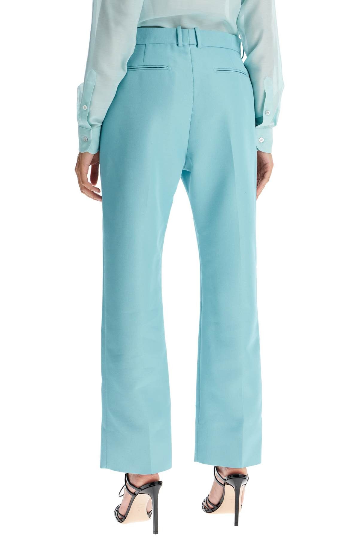 Tom Ford TOM FORD Wallis Cigarette Pants In Hopsack Fabric Size 27" / US 4 / IT 40 - 3 Thumbnail
