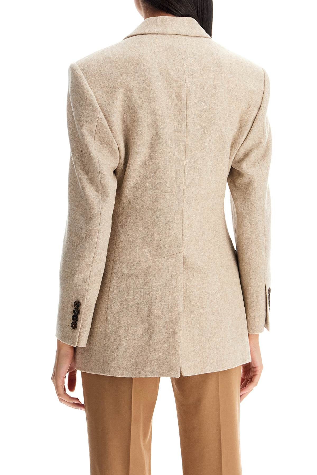 Brunello Cucinelli BRUNELLO CUCINELLI Double-Breasted Wool And Alpaca Size XS / US 0-2 / IT 36-38 - 3 Thumbnail