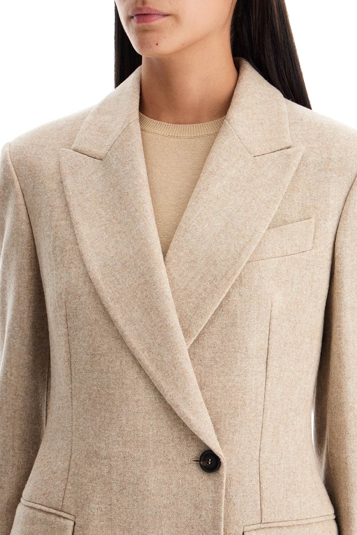 Brunello Cucinelli BRUNELLO CUCINELLI Double-Breasted Wool And Alpaca Size XS / US 0-2 / IT 36-38 - 4 Thumbnail