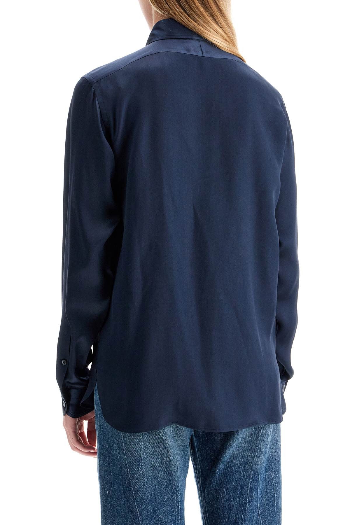 Tom Ford TOM FORD Silk Charmeuse Blouse Shirt Size S / US 4 / IT 40 - 3 Thumbnail