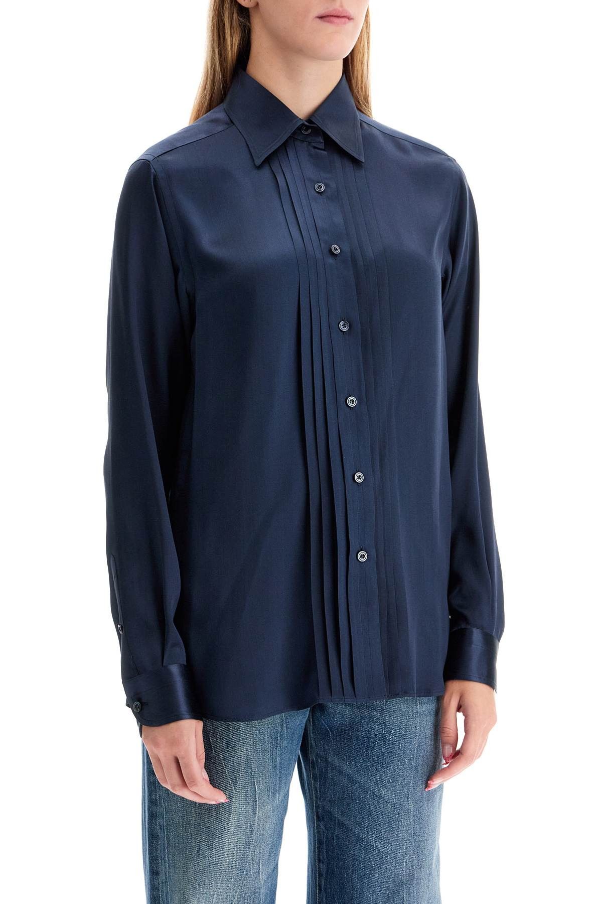 Tom Ford TOM FORD Silk Charmeuse Blouse Shirt Size S / US 4 / IT 40 - 2 Thumbnail