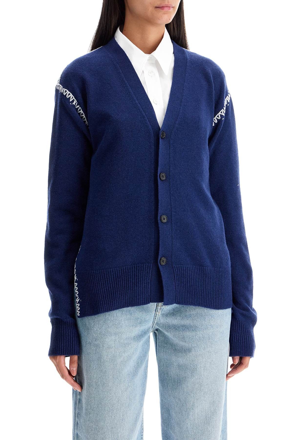 Marni MARNI Cardigan With Stitching Details Size S / US 4 / IT 40 - 2 Thumbnail