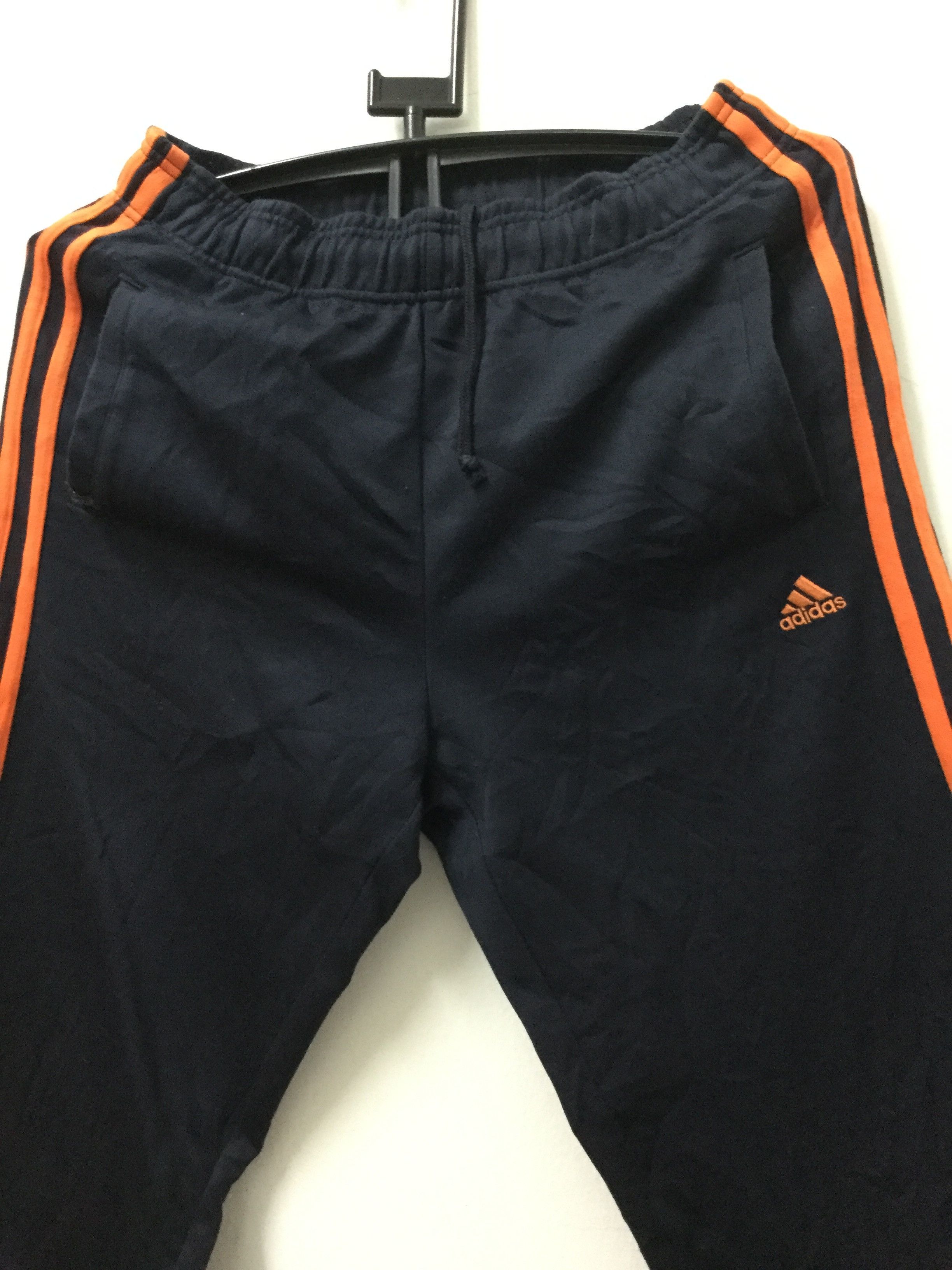 Orange and black adidas pants best sale