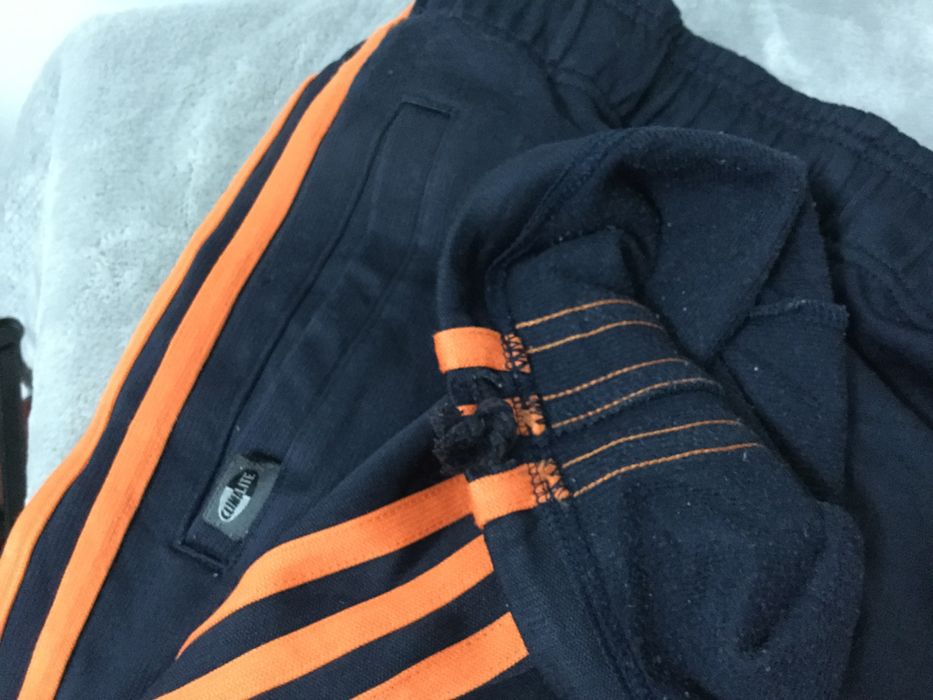 Adidas ADIDAS ORAnge STRIPE TRACKSUIT JOGGING PANTS Grailed