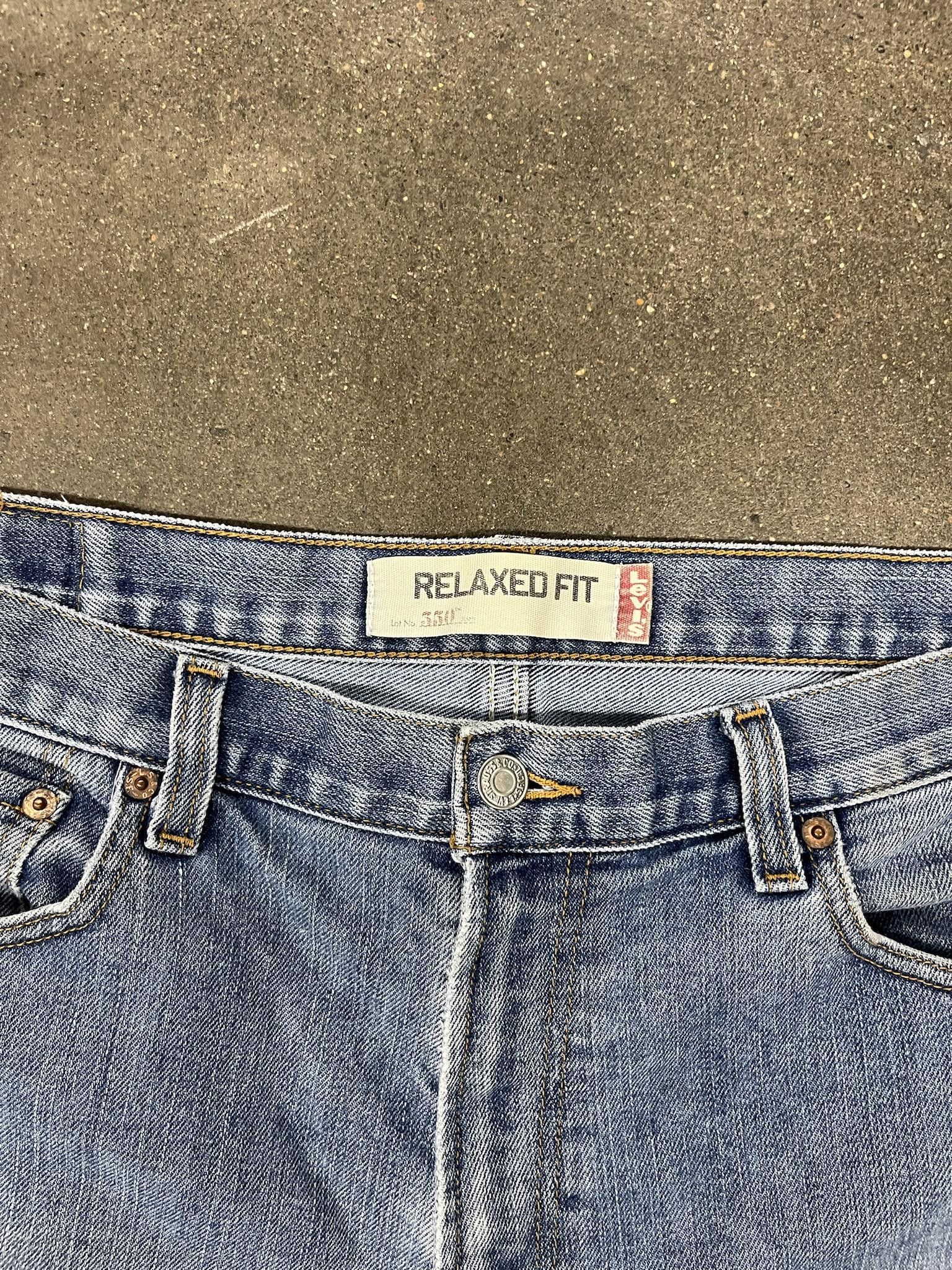Jean Early 2000's Levis 550 Relaxed Fit Jeans Size US 36 / EU 52 - 2 Thumbnail