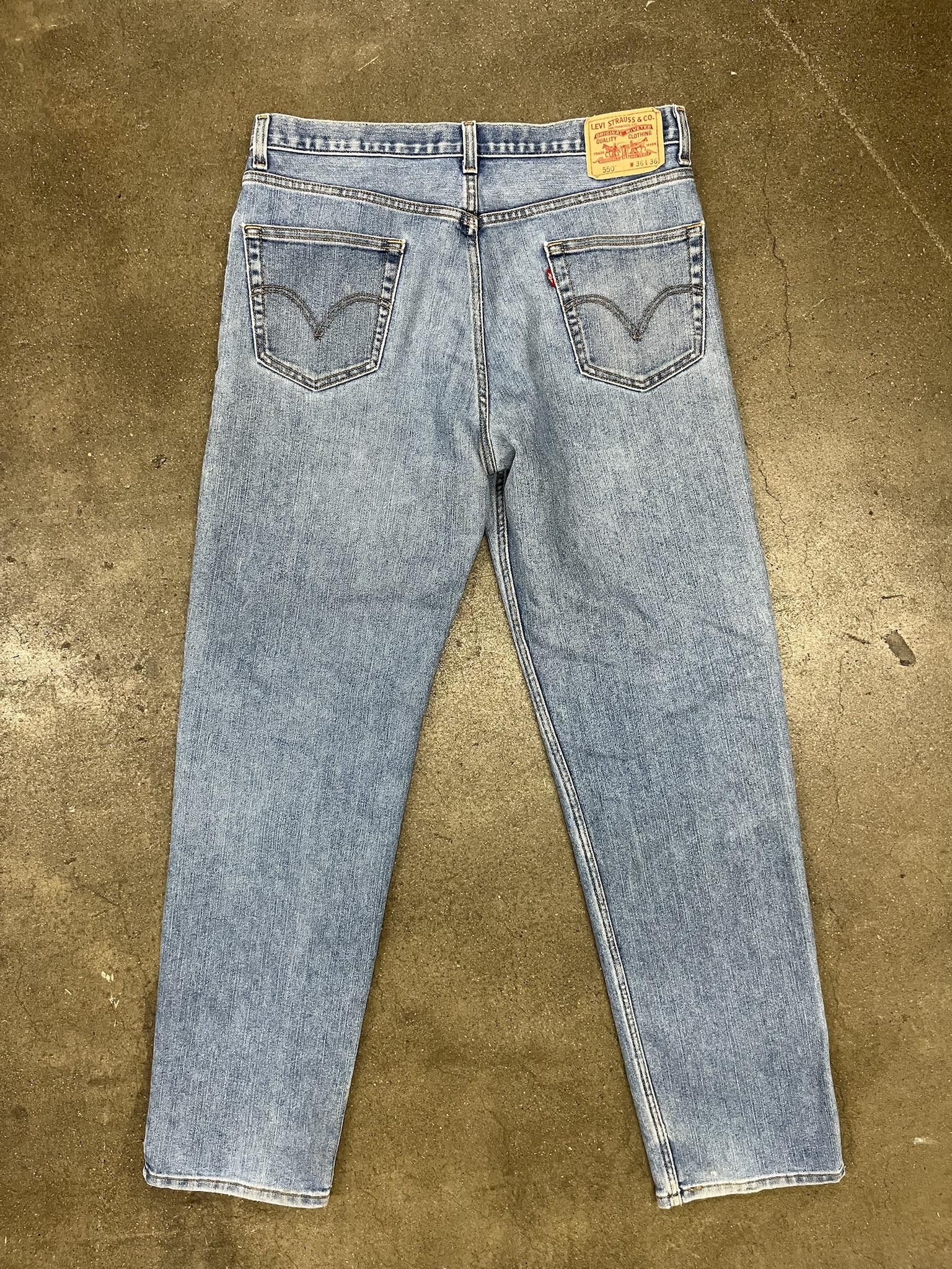 Jean Early 2000's Levis 550 Relaxed Fit Jeans Size US 36 / EU 52 - 3 Thumbnail
