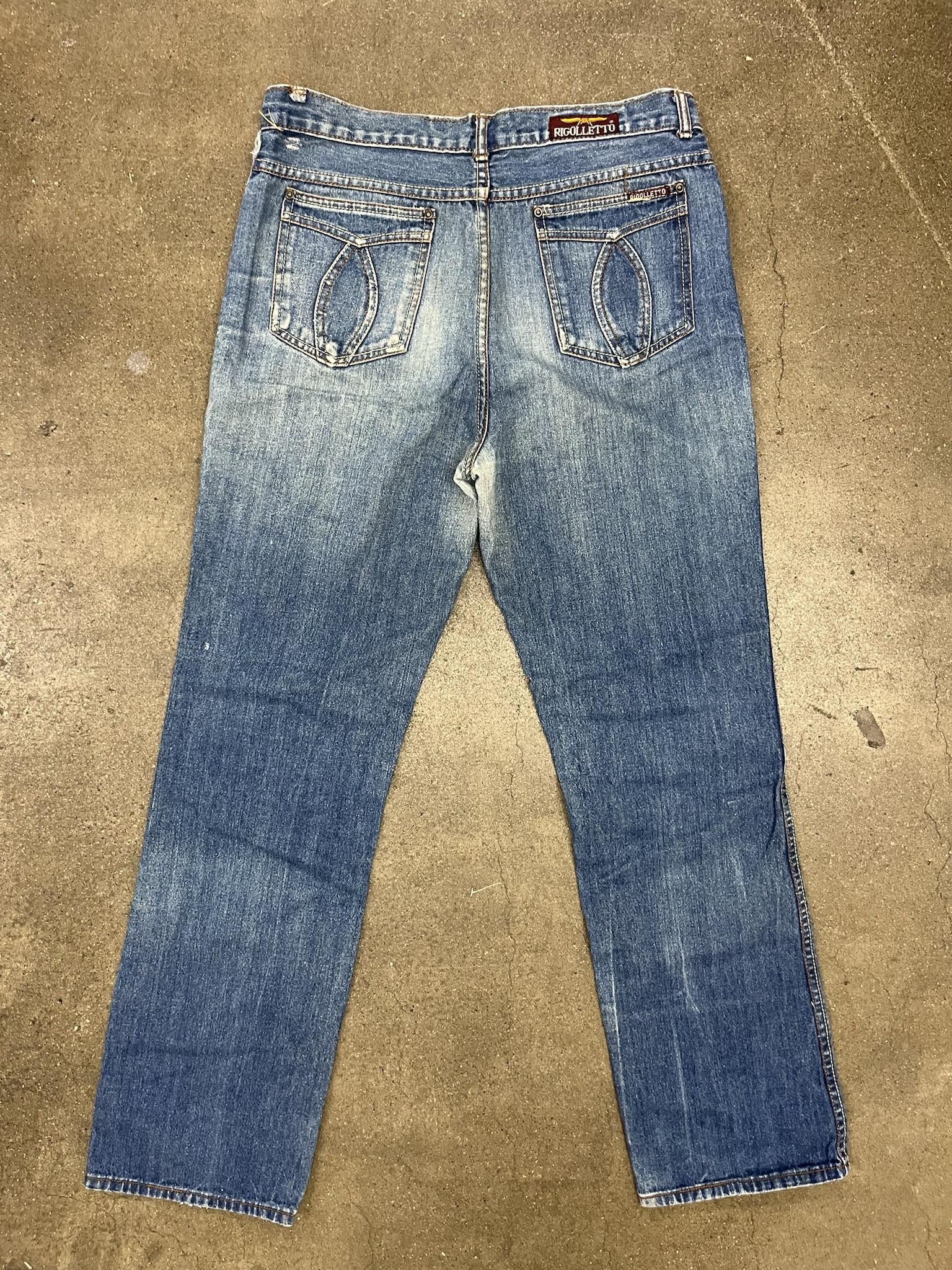 Jean Y2K Rigolletto Boot Cut Jeans Size US 30 / EU 46 - 2 Thumbnail