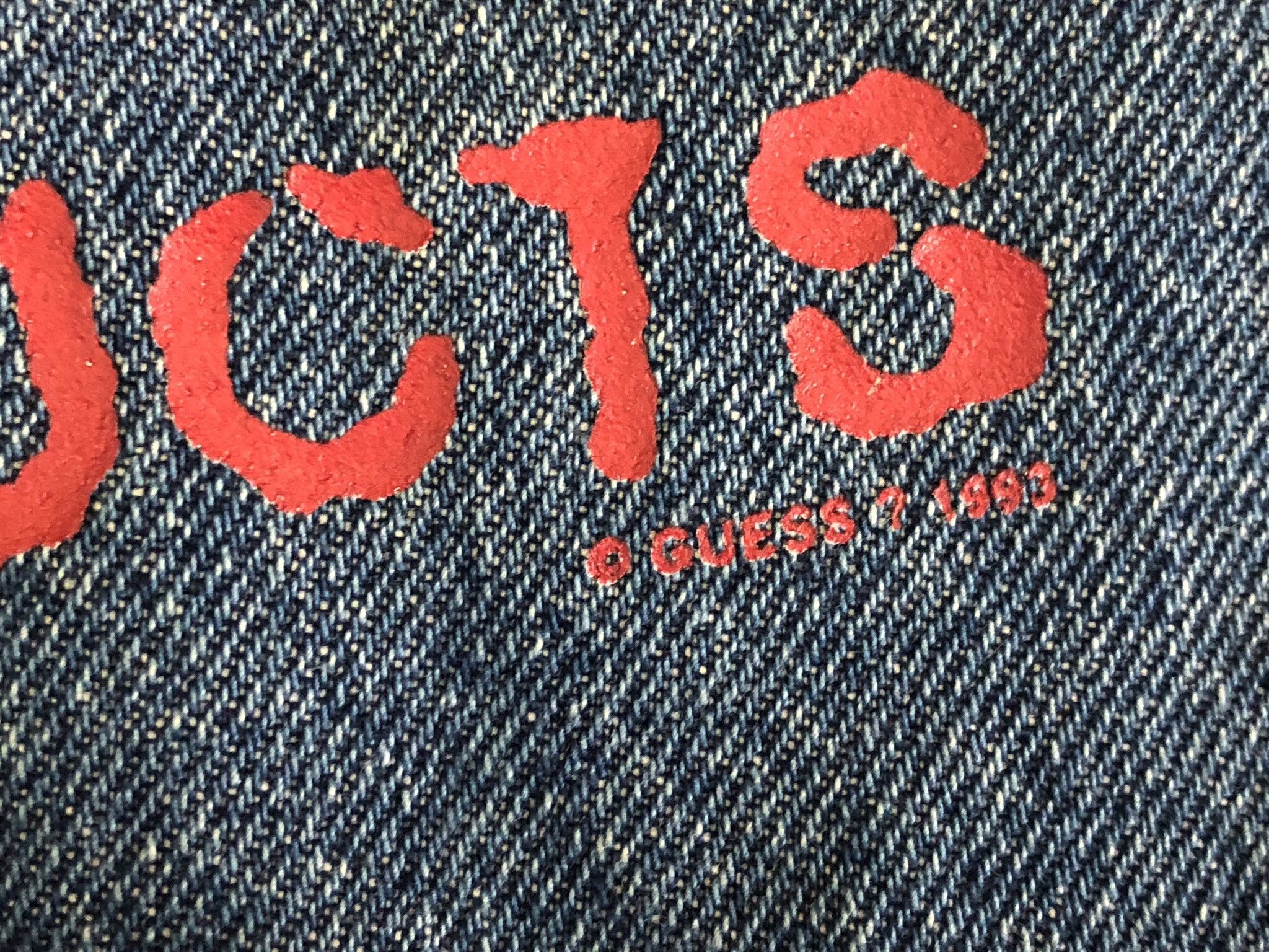 Guess Vintage 90s Guess Spellout Colourful Georges Marciano Size ONE SIZE - 4 Thumbnail