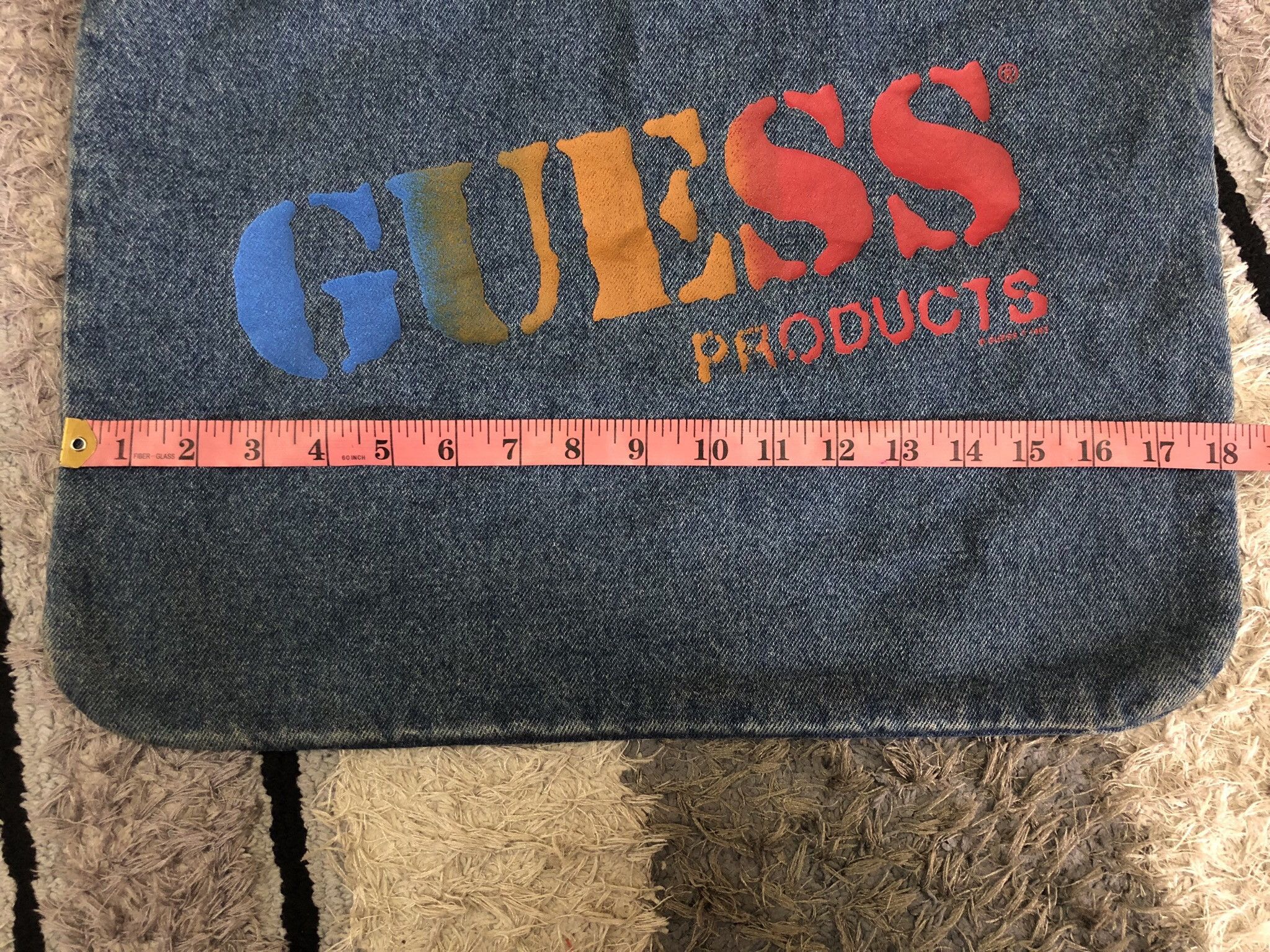 Guess Vintage 90s Guess Spellout Colourful Georges Marciano Size ONE SIZE - 5 Thumbnail