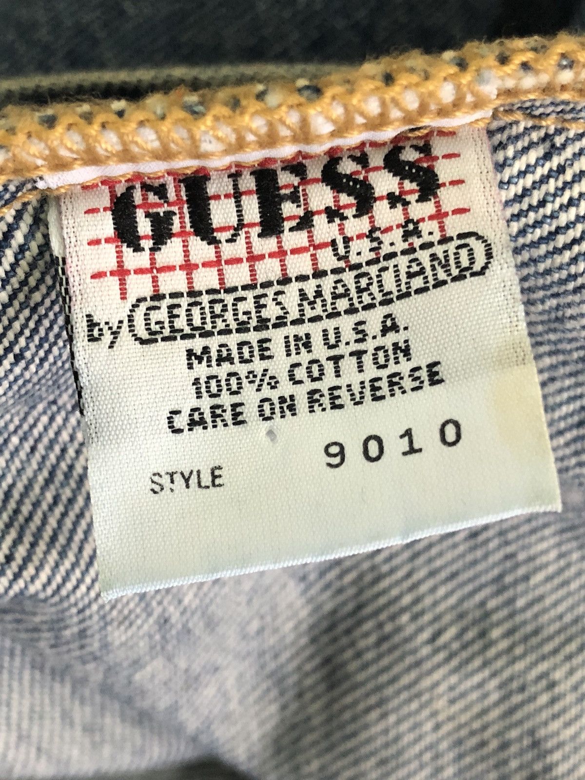 Guess Vintage 90s Guess Spellout Colourful Georges Marciano Size ONE SIZE - 7 Thumbnail