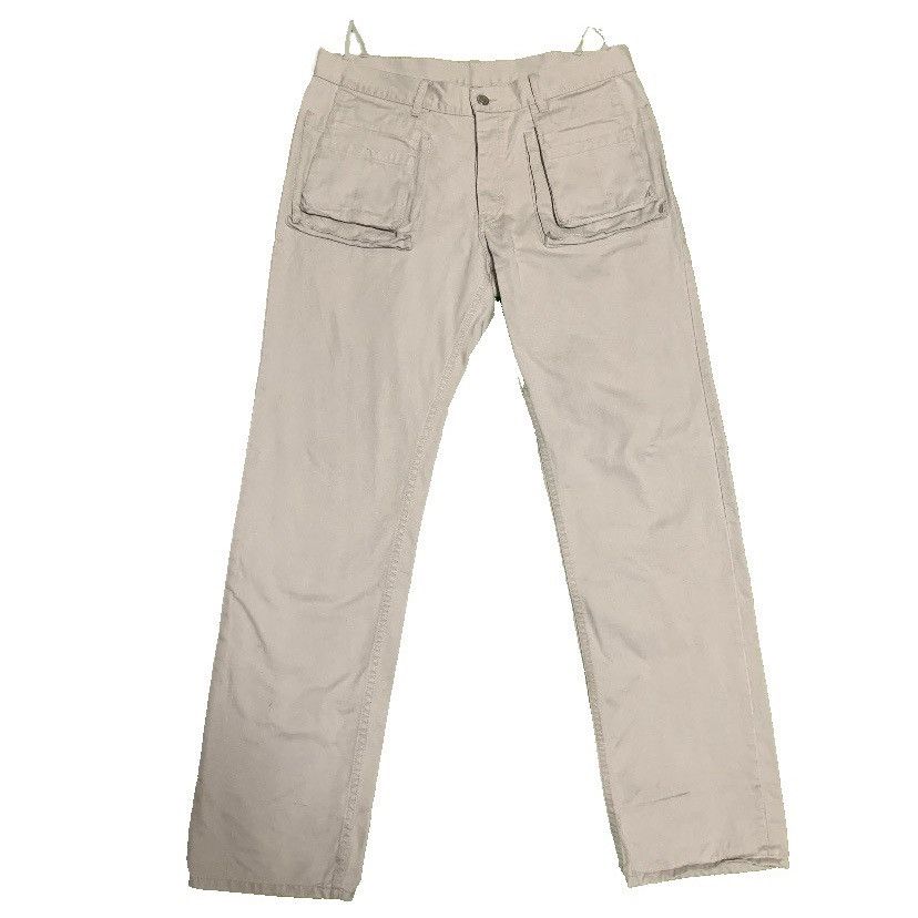 HELMUT LANG 2003A/W elastic 3D cargo pocket jeans