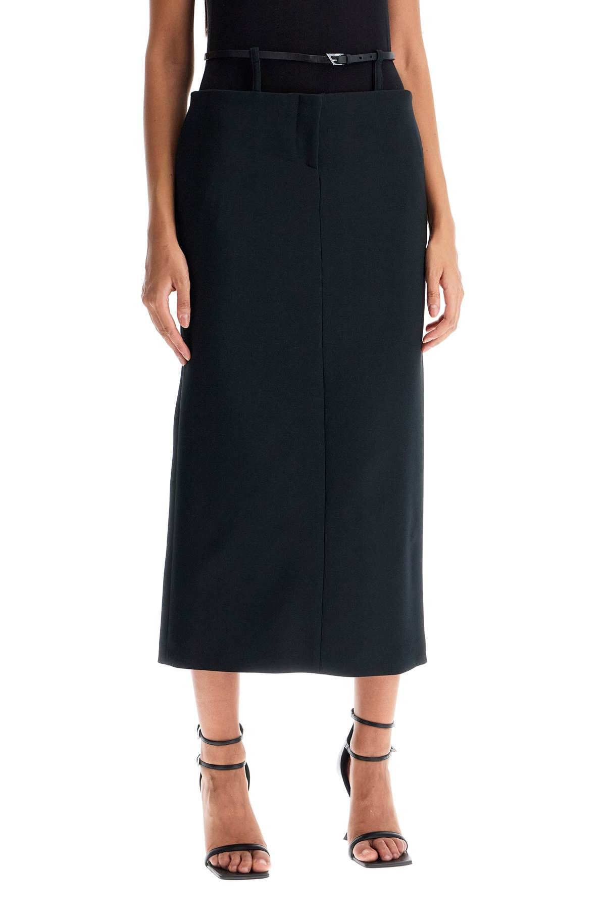 The Attico THE ATTICO Midi Skirt With Thin Belt Size 27" / US 4 / IT 40 - 2 Thumbnail