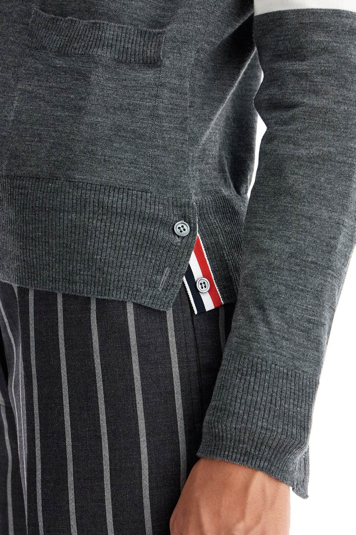 Thom Browne THOM BROWNE 4-Bar Wool Melange Cardigan Size S / US 4 / IT 40 - 4 Thumbnail