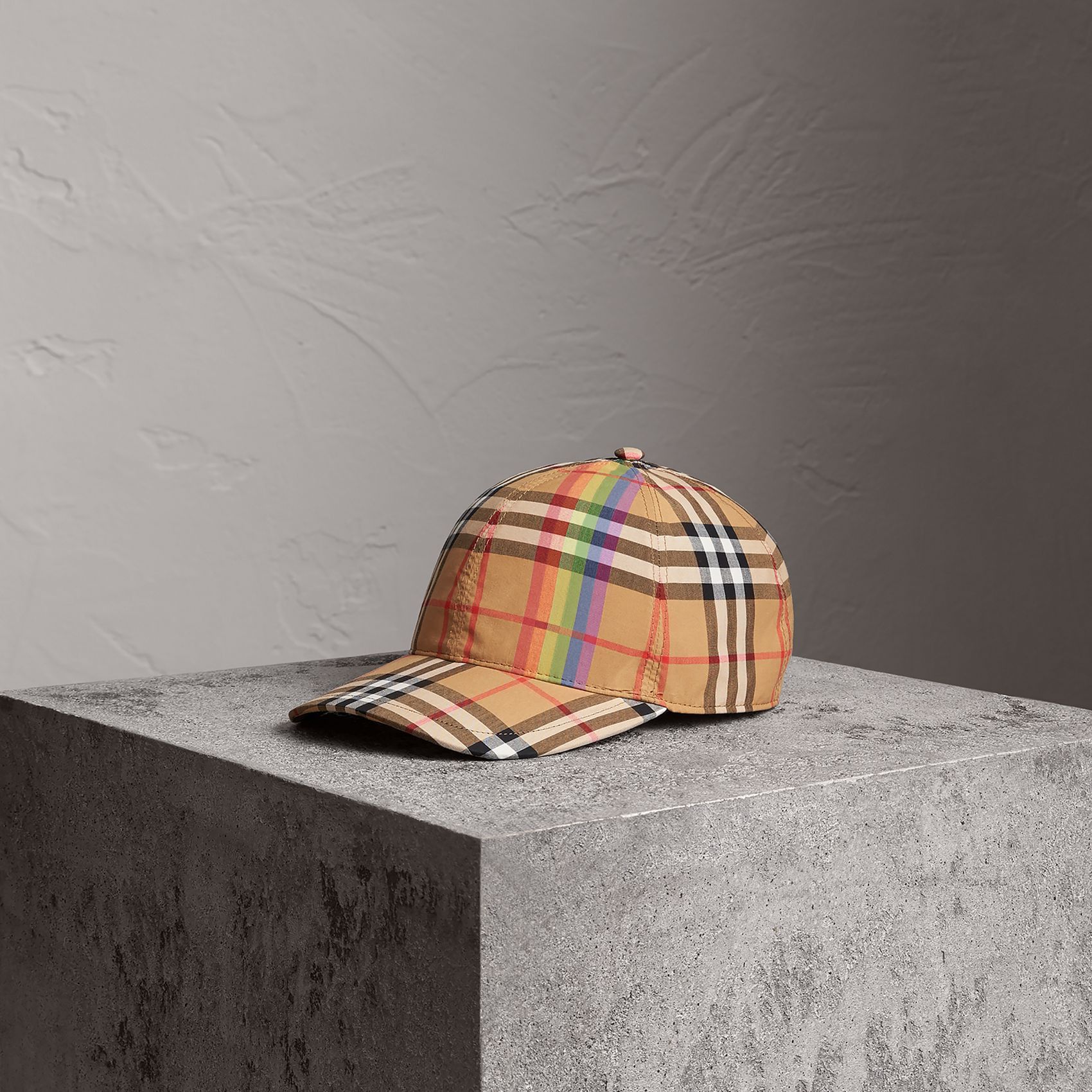 Burberry Burberry Rainbow Vintage Check Baseball Cap Grailed