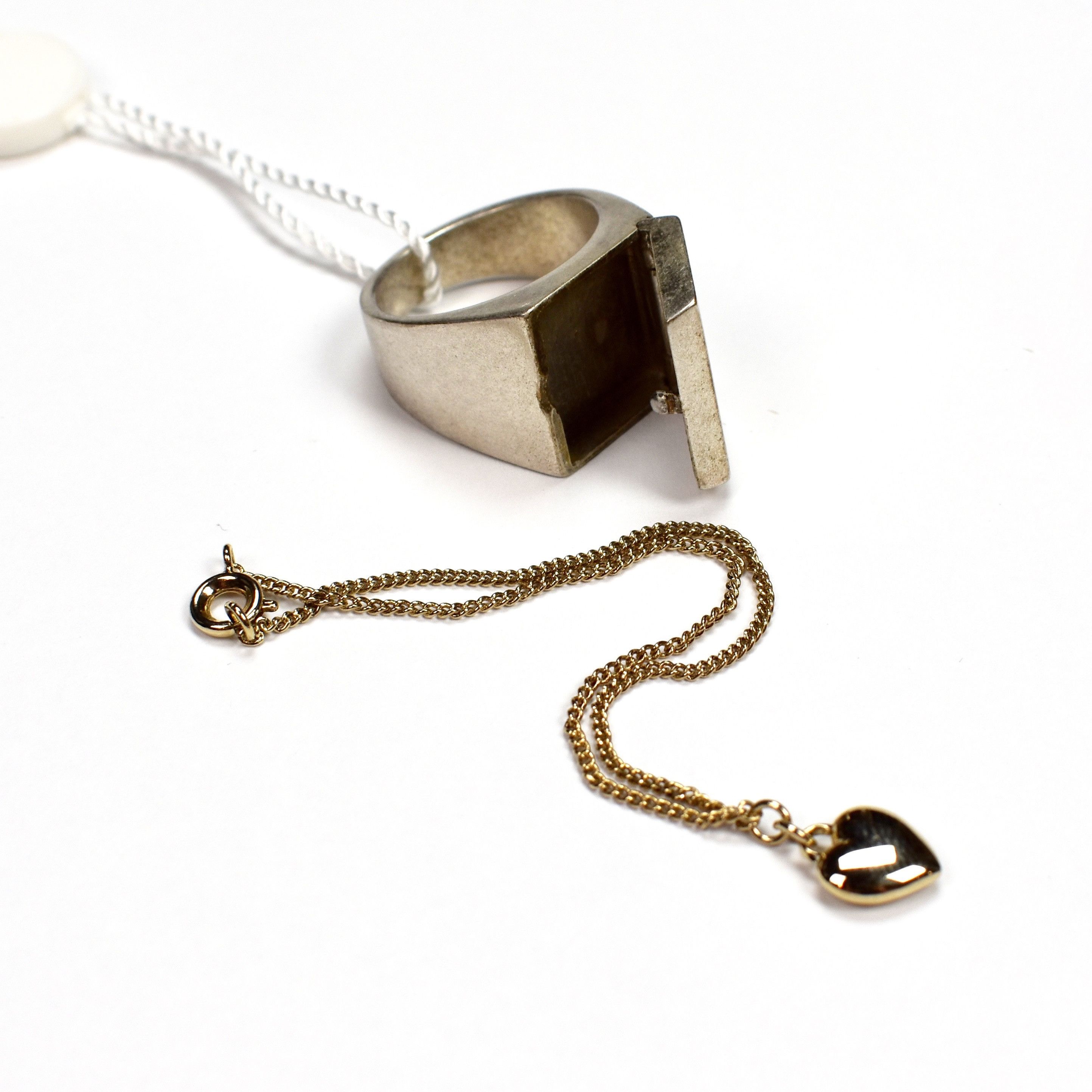 Maison Margiela Hidden Compartment Brass Ring & Bracelet NWT Size ONE SIZE - 9 Thumbnail