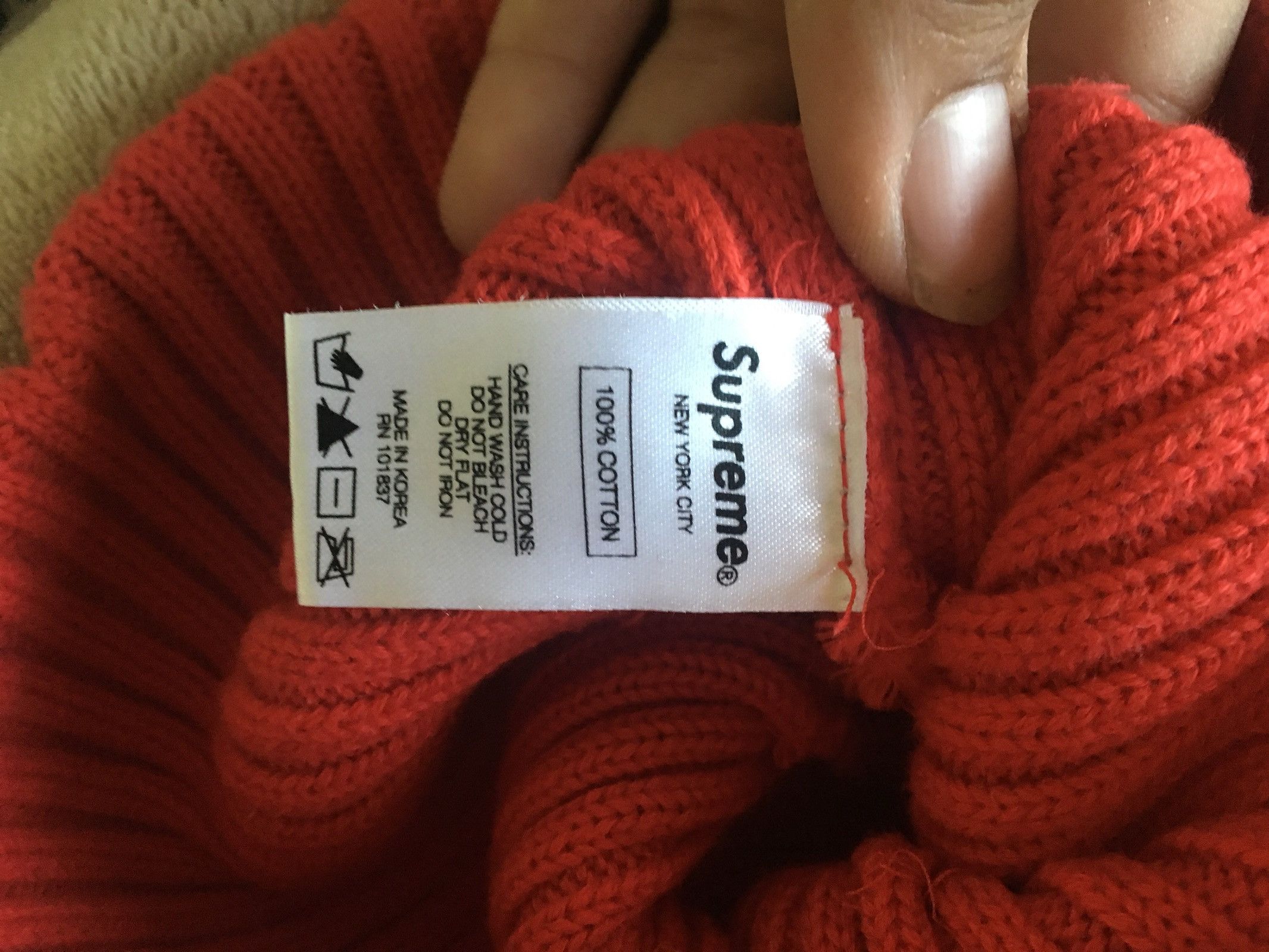 Supreme Supreme Loose Gauge Beanie Size ONE SIZE - 2 Thumbnail