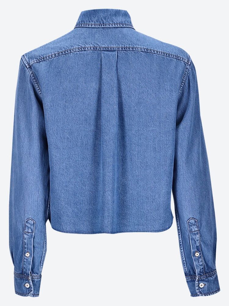 Miu Miu Denim long sleeve shirt Size S / US 4 / IT 40 - 3 Thumbnail