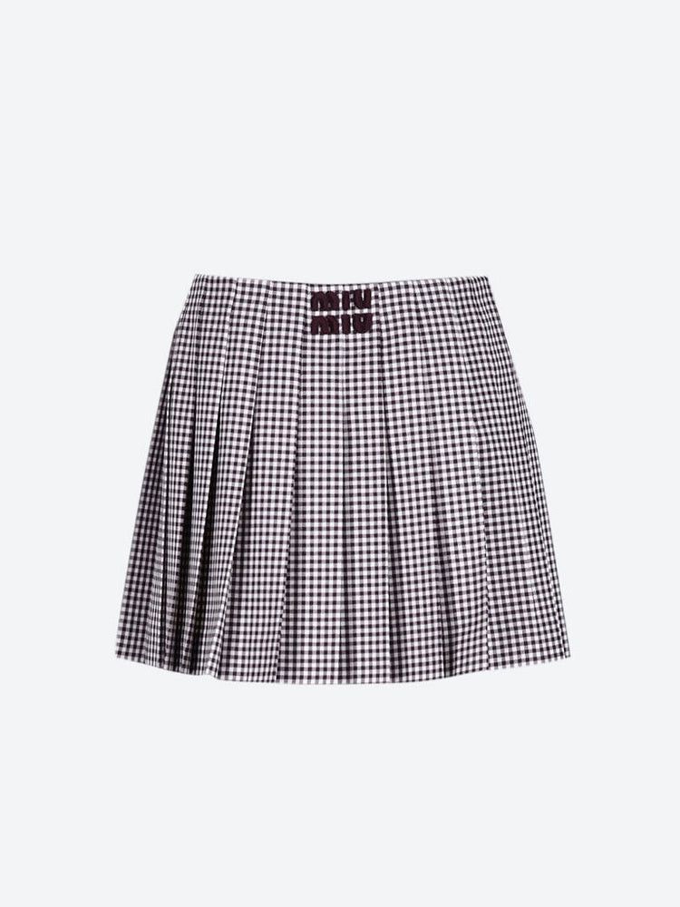 Miu Miu Vichy skirt Size 26" / US 2 / IT 38 - 3 Thumbnail
