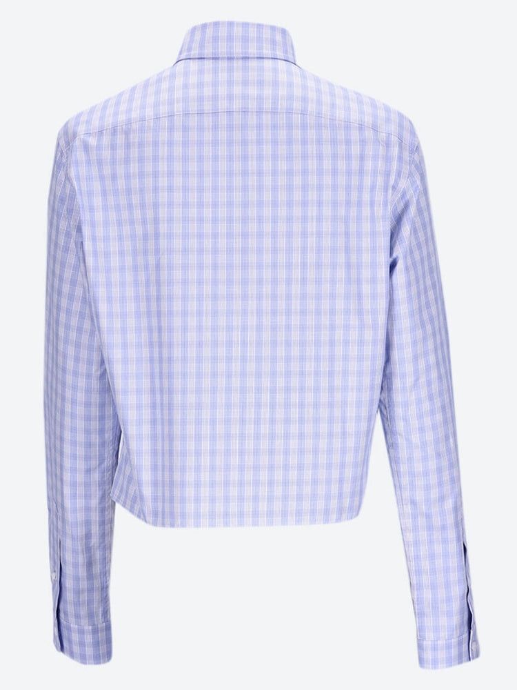Miu Miu Check long sleeve shirt Size XS / US 0-2 / IT 36-38 - 3 Thumbnail