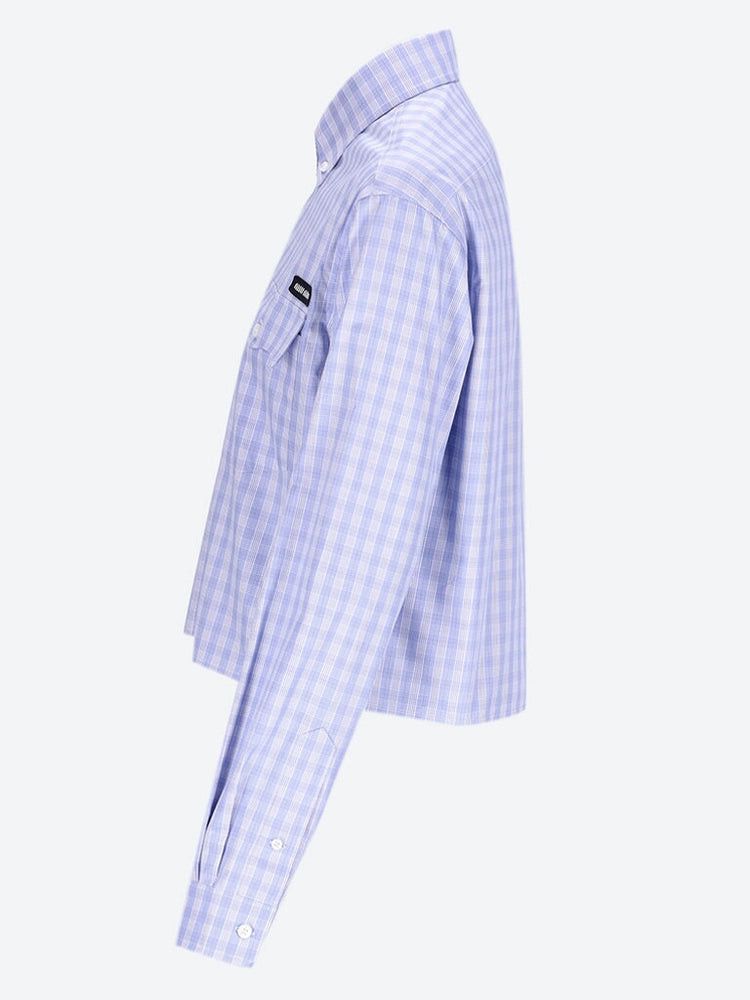 Miu Miu Check long sleeve shirt Size XS / US 0-2 / IT 36-38 - 2 Thumbnail