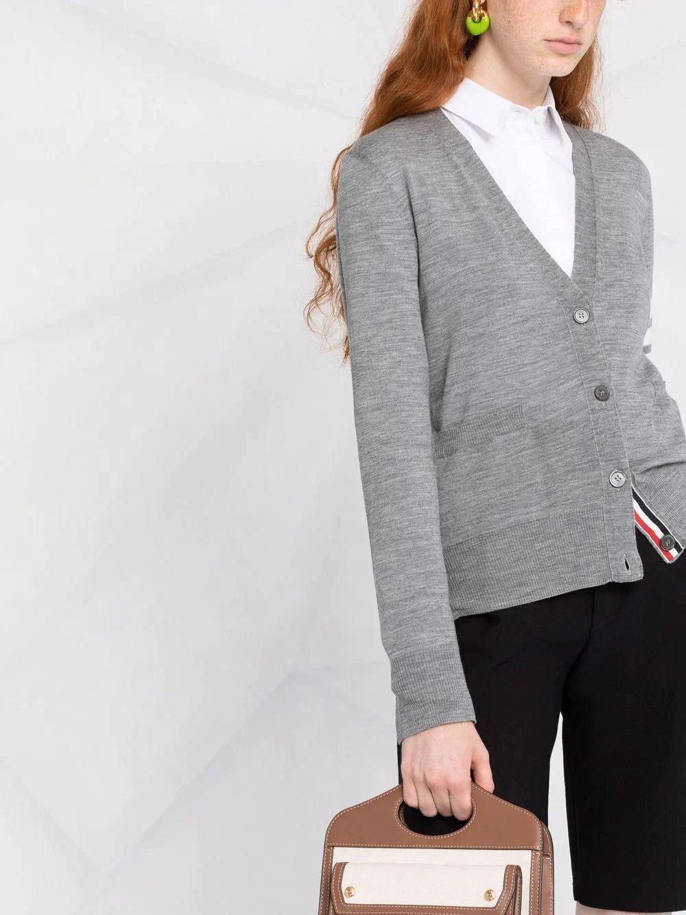 Thom Browne Relaxed Fit V Neck Cardigan Size XS / US 0-2 / IT 36-38 - 2 Thumbnail