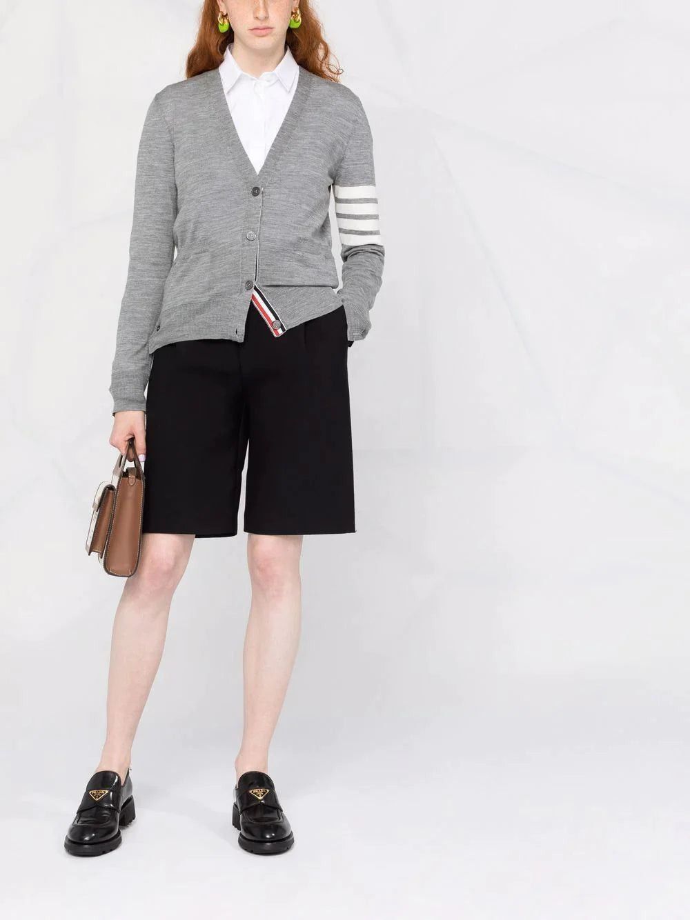 Thom Browne Relaxed Fit V Neck Cardigan Size XS / US 0-2 / IT 36-38 - 5 Thumbnail