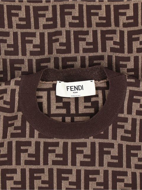 Fendi MINI DRESS "FF" Size XS / US 0-2 / IT 36-38 - 4 Thumbnail
