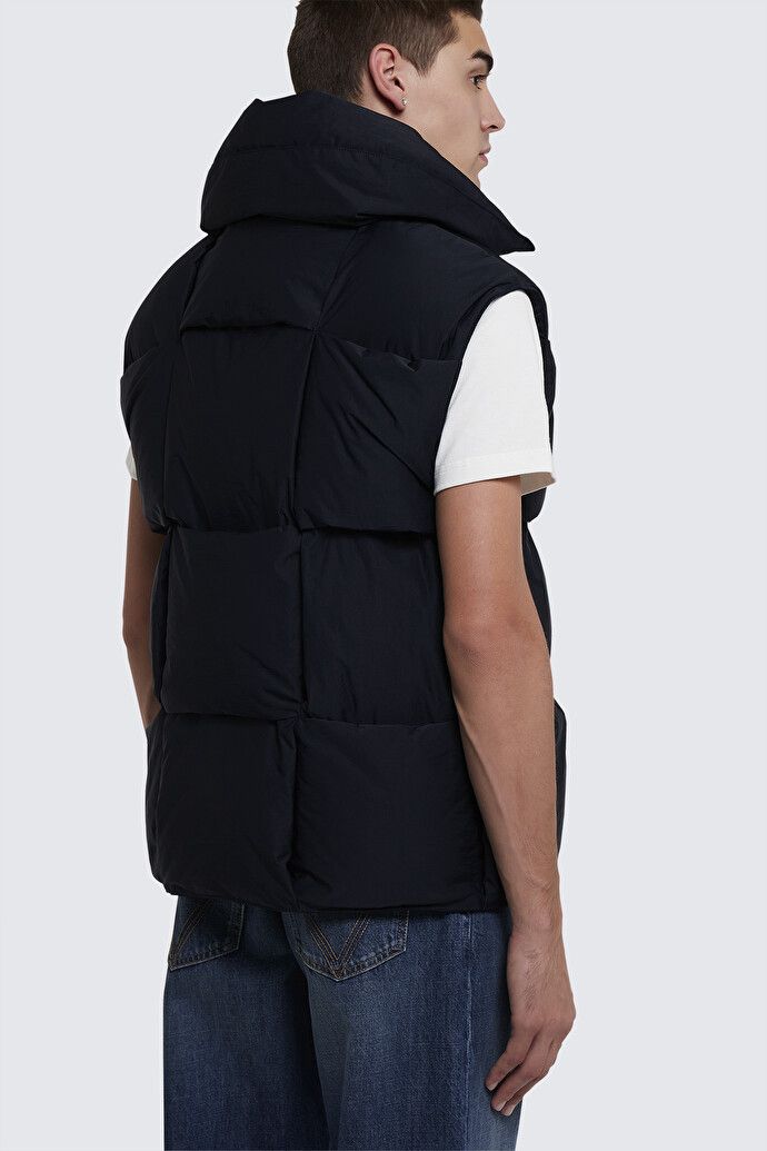 Bottega Veneta Padded Nylon Intreccio Gilet Size US XS / EU 42 / 0 - 4 Thumbnail