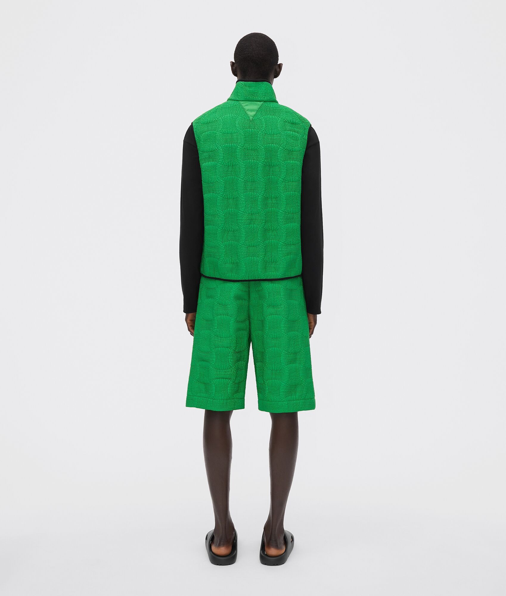 Bottega Veneta Intreccio Pattern Nylon Gilet Size US XS / EU 42 / 0 - 3 Thumbnail