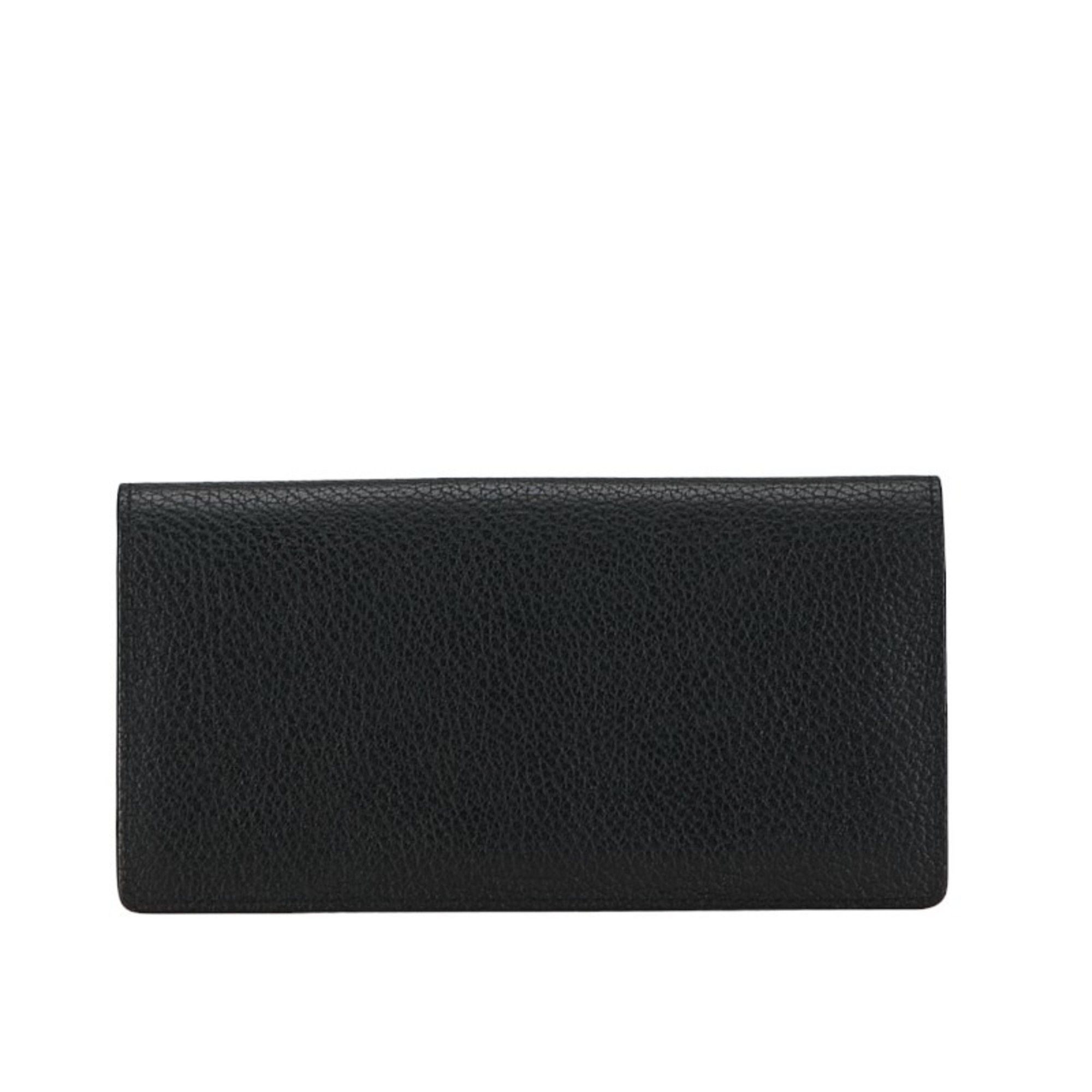Louis Vuitton Louis Vuitton Taurillon Portefeuille Brazza Long Wallet M58192 Noir Black Leather Men's LOUIS VUITTON Size ONE SIZE - 2 Thumbnail