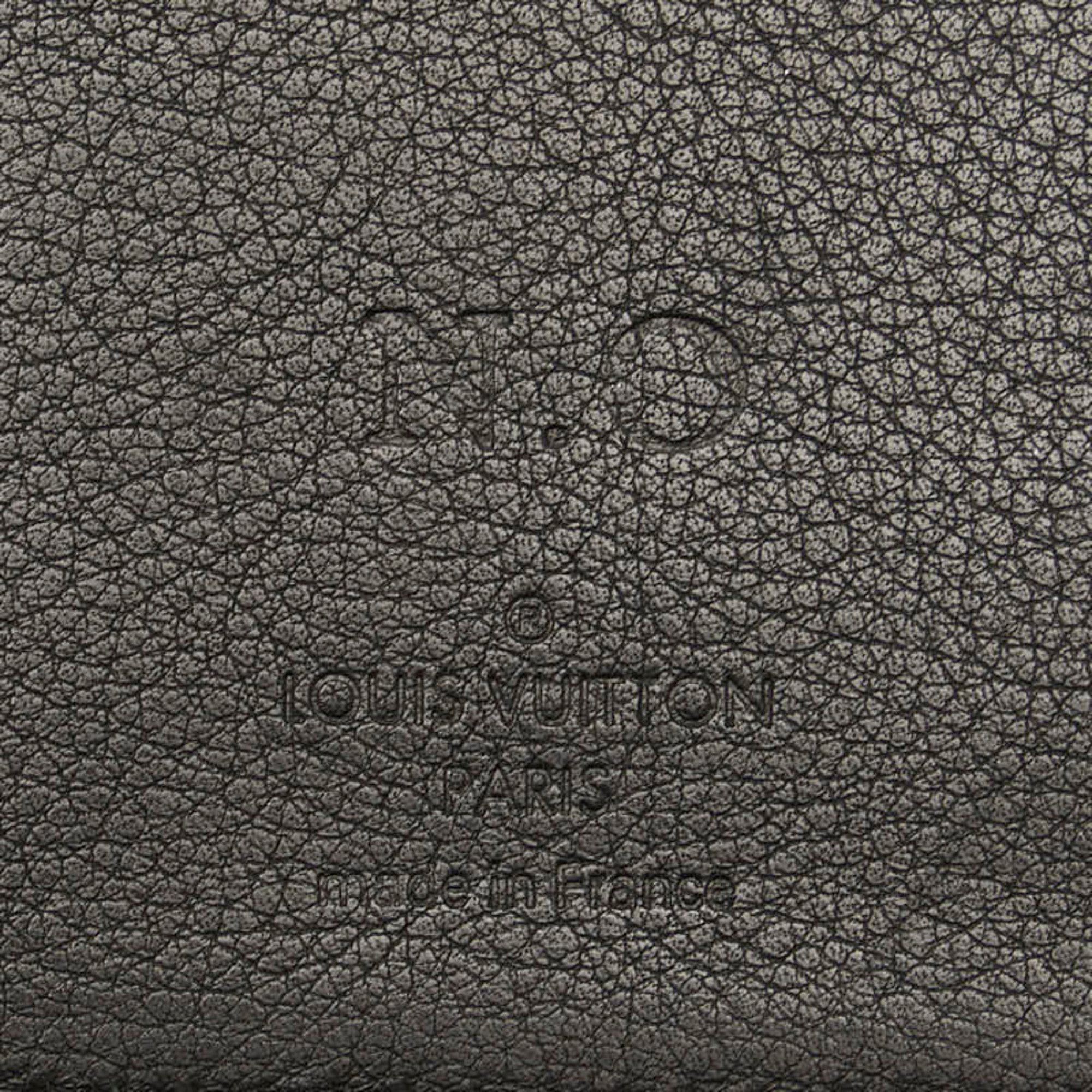 Louis Vuitton Louis Vuitton Taurillon Portefeuille Brazza Long Wallet M58192 Noir Black Leather Men's LOUIS VUITTON Size ONE SIZE - 8 Thumbnail