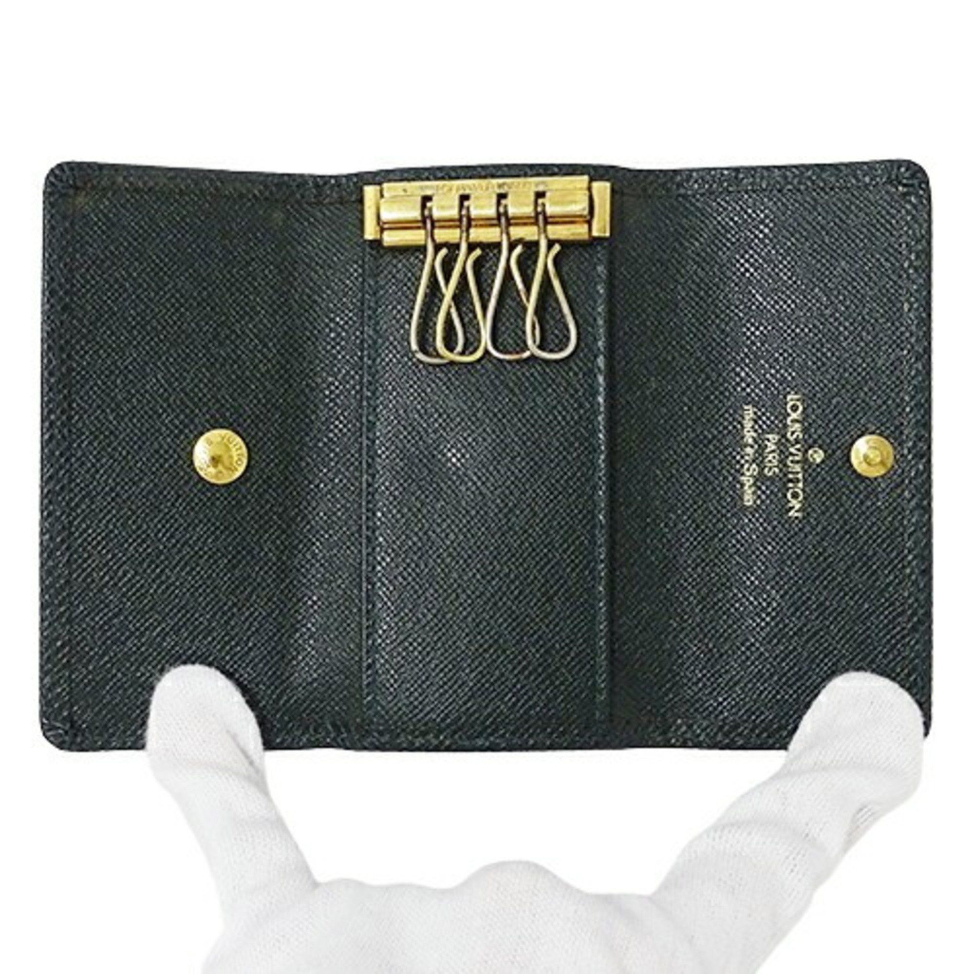 Louis Vuitton Louis Vuitton Taiga Key Case Men's Multicle 4 Episea M30524 Green Compact Size ONE SIZE - 5 Thumbnail