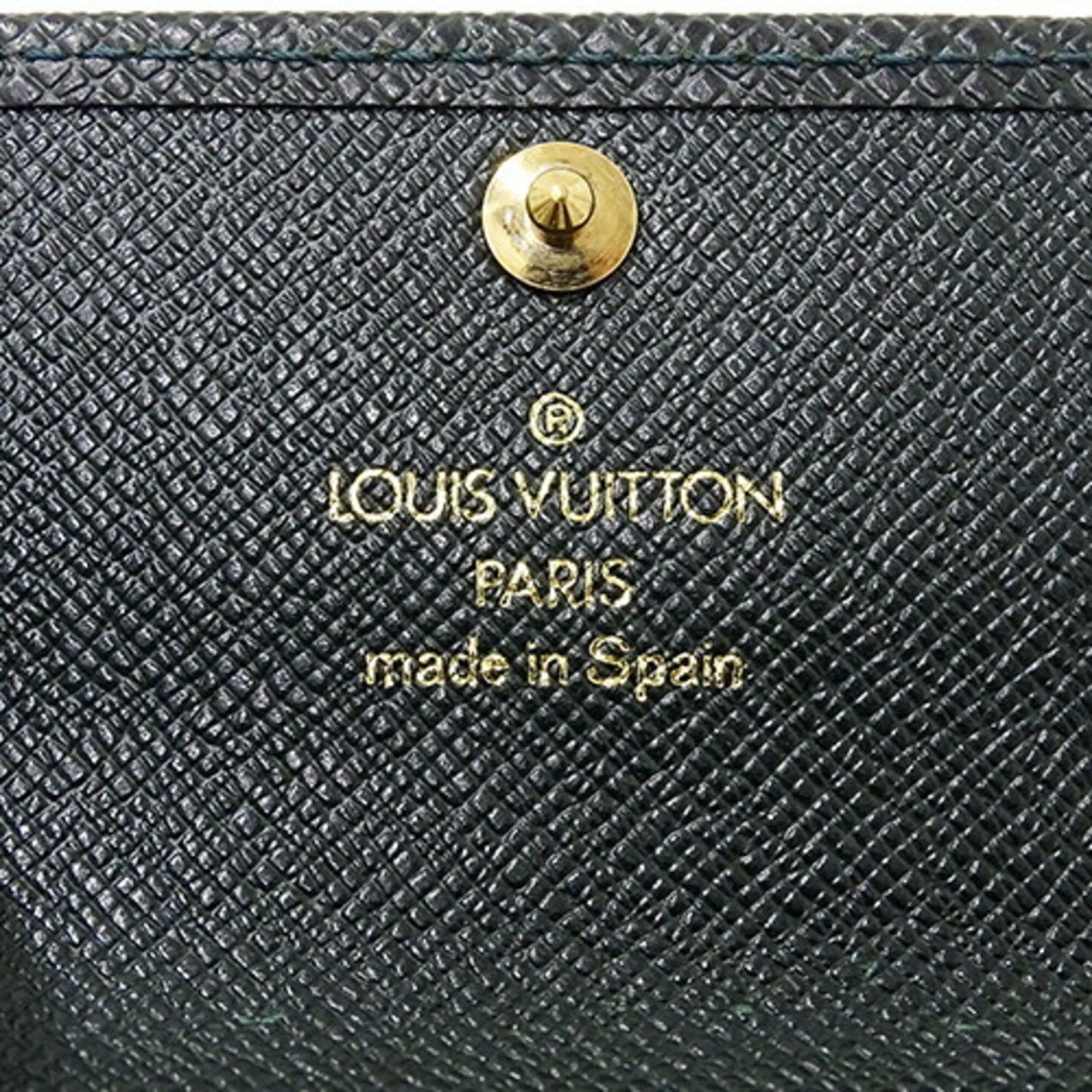 Louis Vuitton Louis Vuitton Taiga Key Case Men's Multicle 4 Episea M30524 Green Compact Size ONE SIZE - 6 Thumbnail