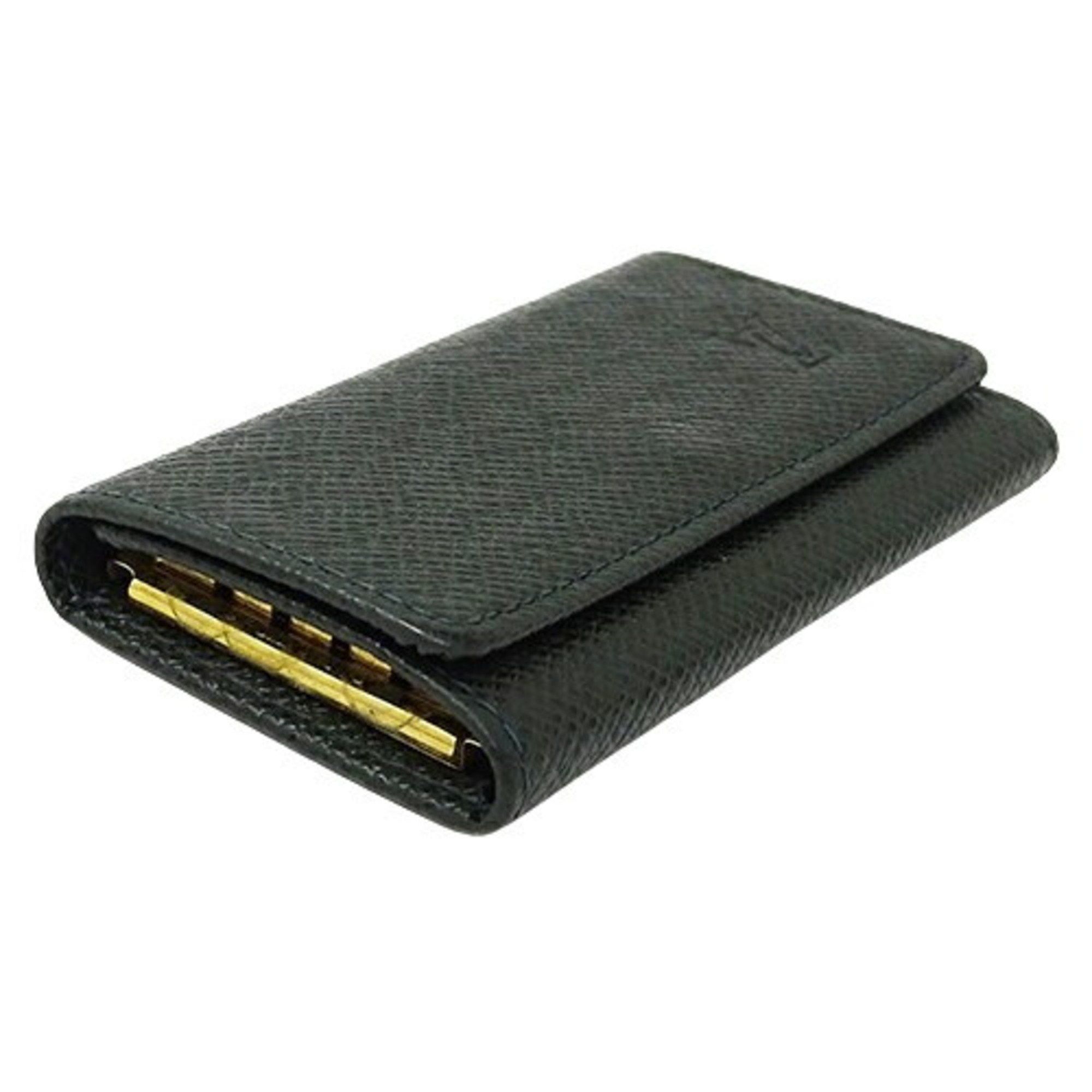 Louis Vuitton Louis Vuitton Taiga Key Case Men's Multicle 4 Episea M30524 Green Compact Size ONE SIZE - 4 Thumbnail