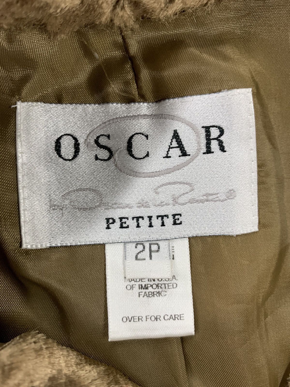 Vintage Vintage Oscar Viscose Petite Fur Jacket Size US XS / EU 42 / 0 - 4 Thumbnail