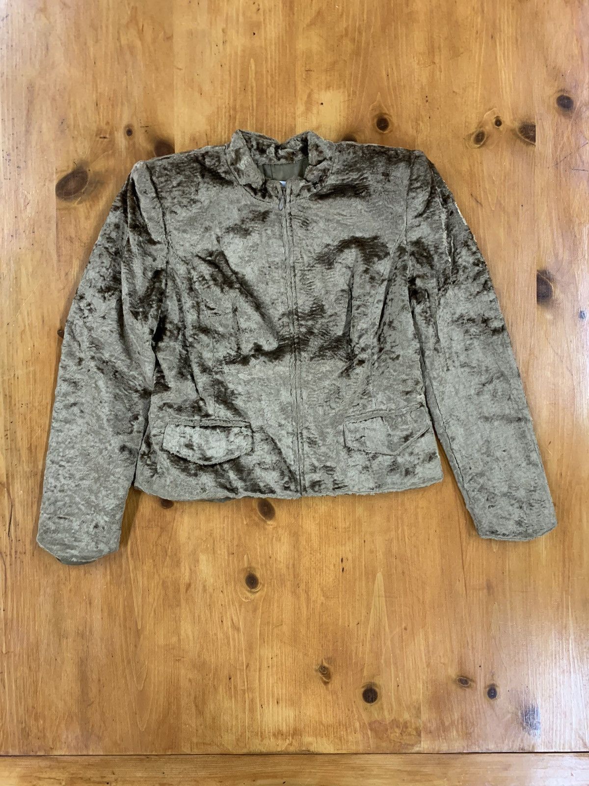 Vintage Vintage Oscar Viscose Petite Fur Jacket Size US XS / EU 42 / 0 - 3 Thumbnail