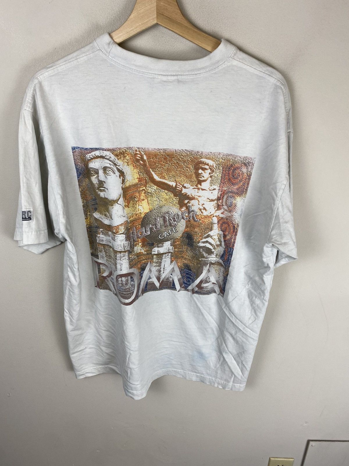 Vintage Vintage Hard Rock Cafe Rome Tee Size US XL / EU 56 / 4 - 2 Thumbnail