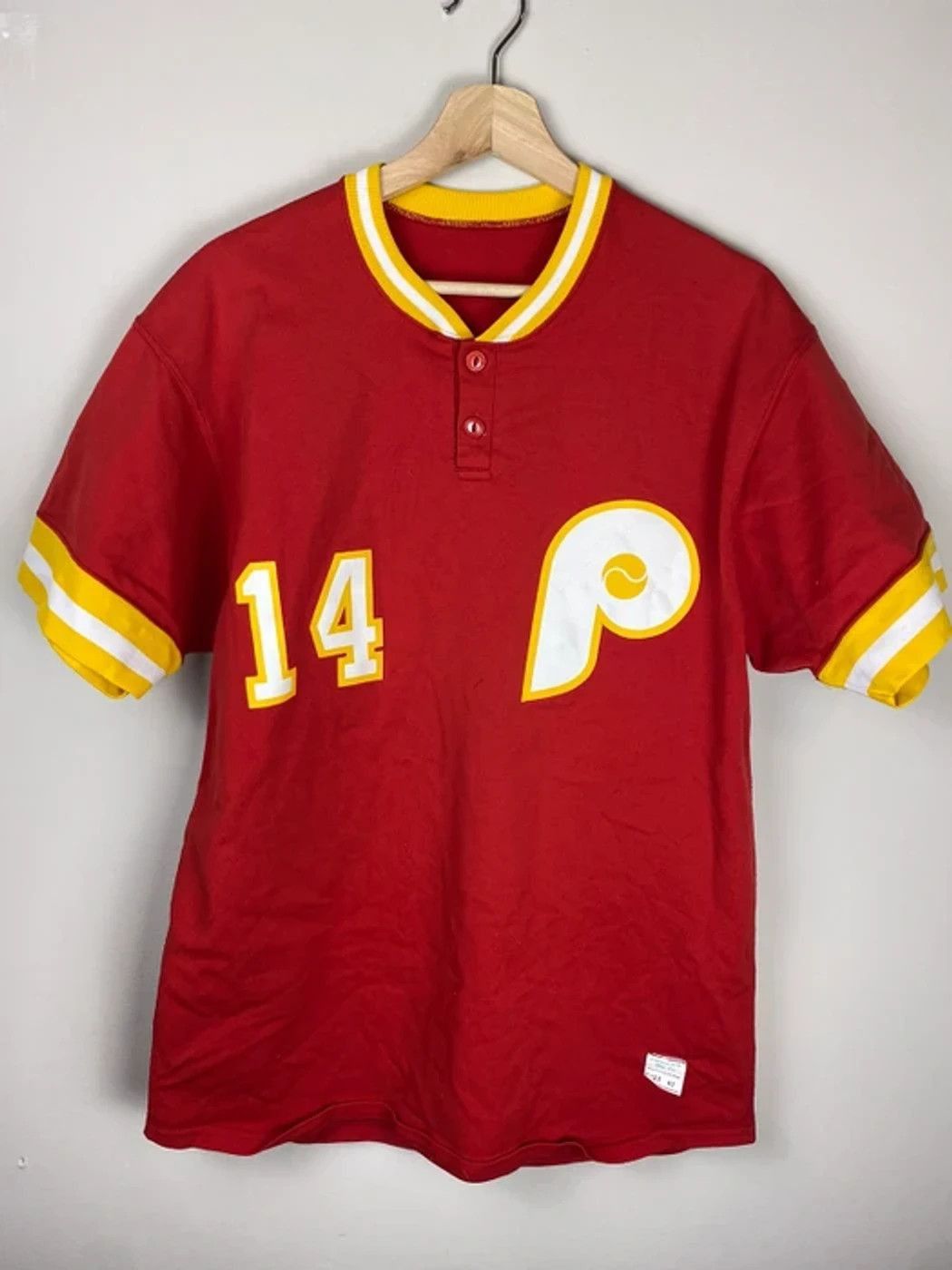 Vintage Vintage P Logo Baseball Jersey Size US L / EU 52-54 / 3 - 3 Thumbnail